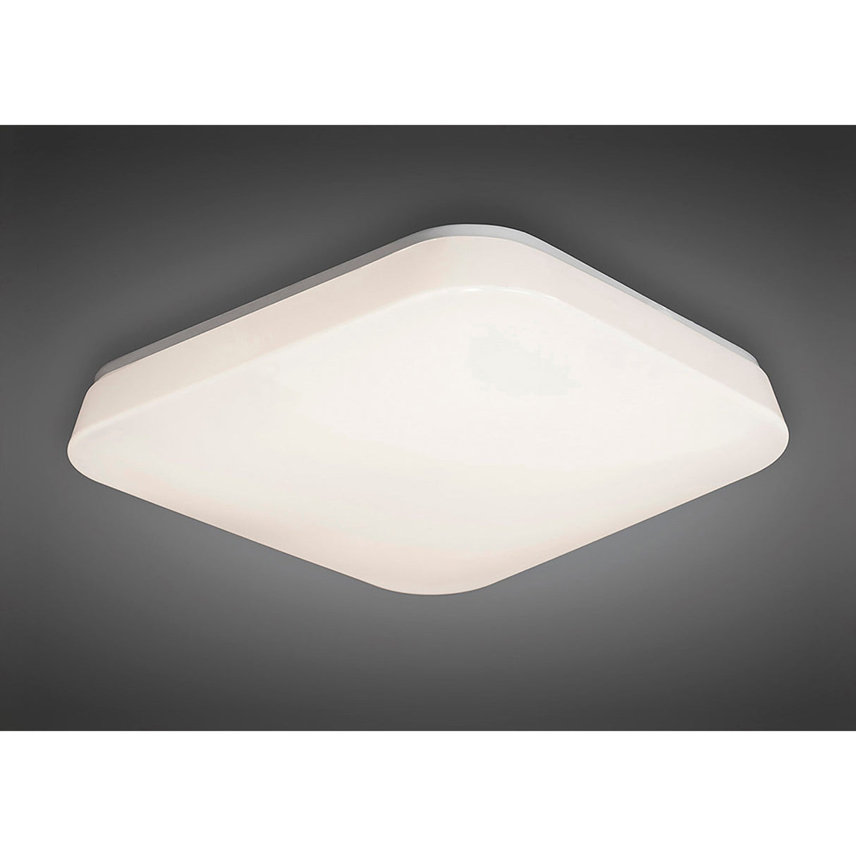 Quatro Large LED Wall/Flush Ceiling Light 28W 3000K - White