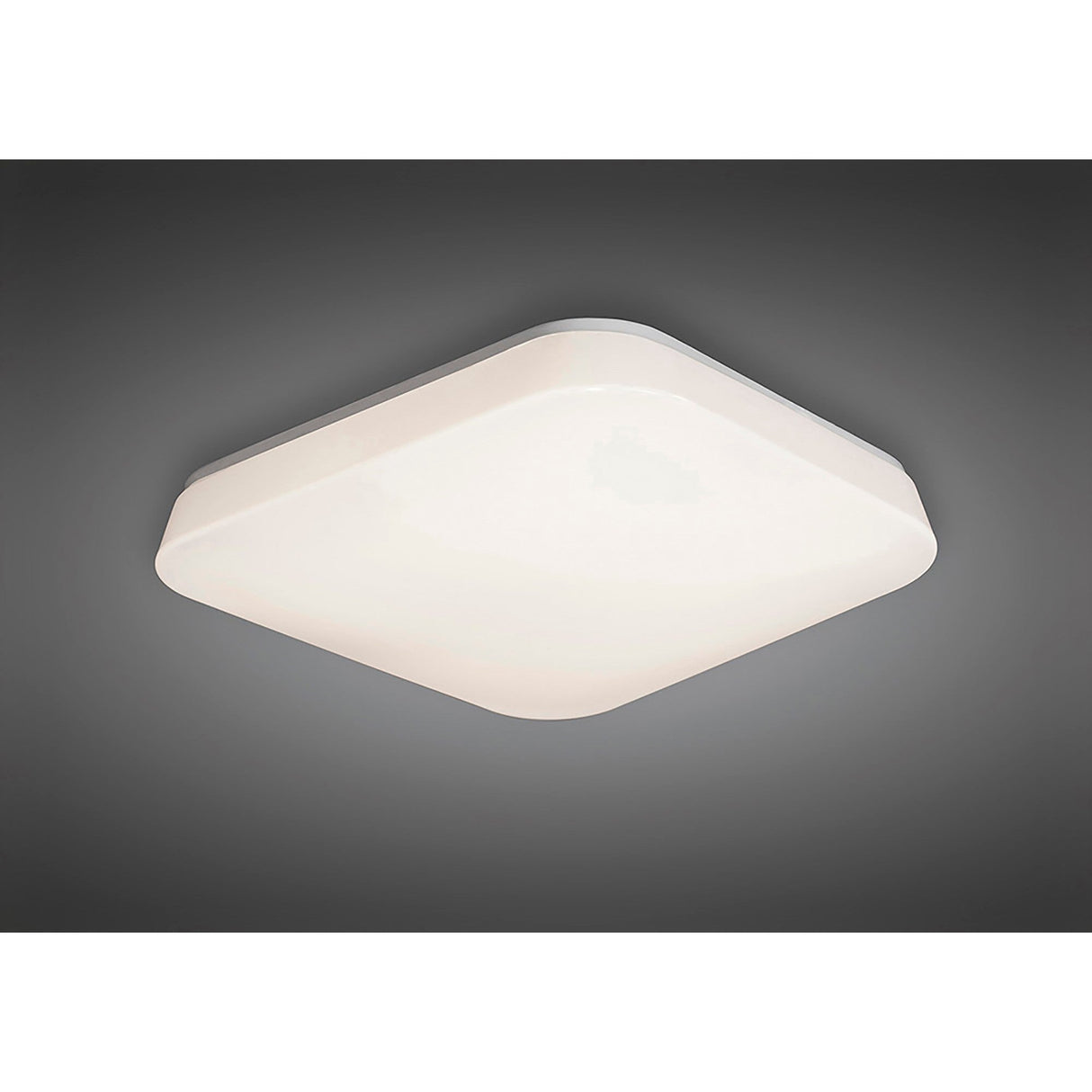 Quatro Medium LED Wall/Flush Ceiling Light 18W 3000K - White