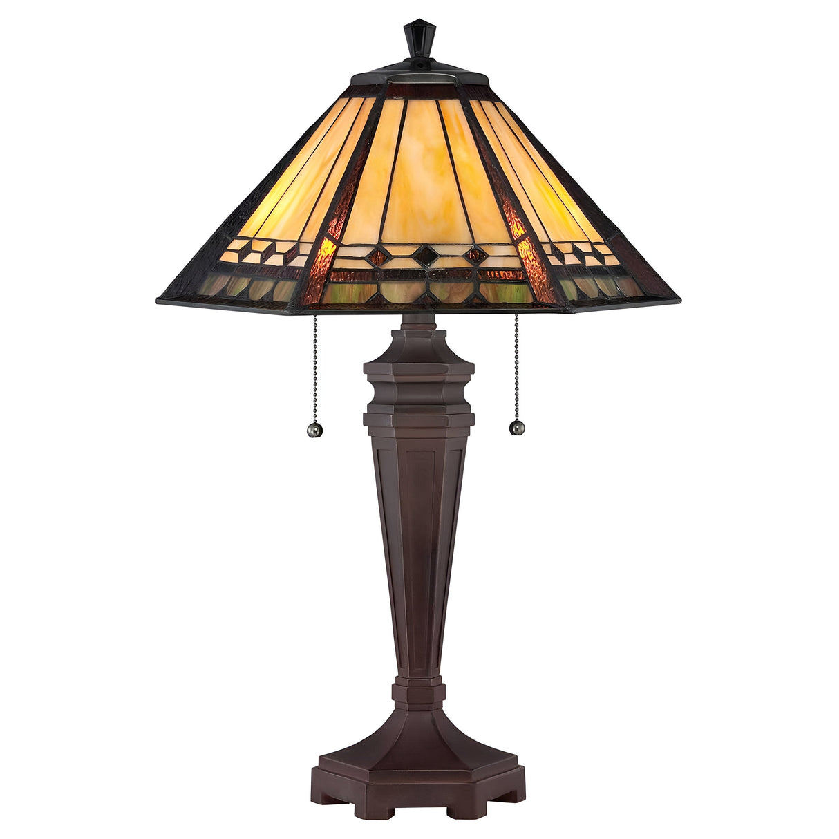 Arden 2 Light Table Lamp - Bronze Patina