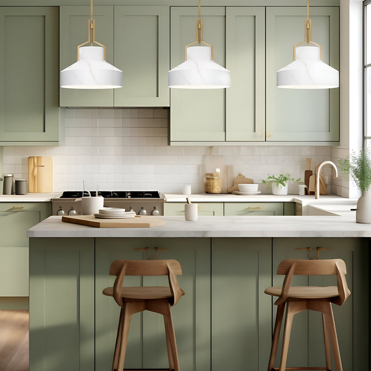 Brecken 2 Light Glass Pendant - Old Bronze And Cased Opal Glass Shade