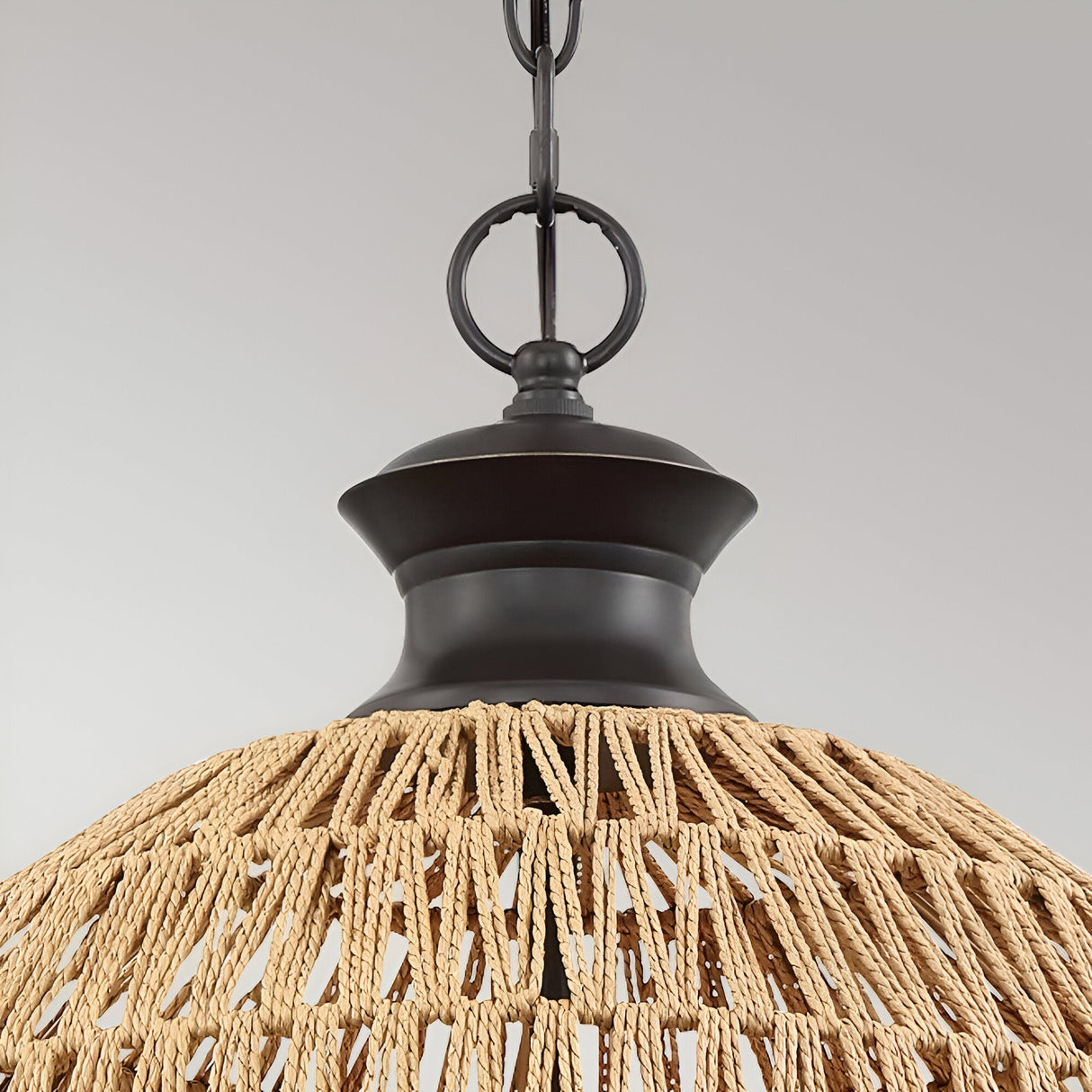 Casablanca 3 Light Pendant - Light Brown