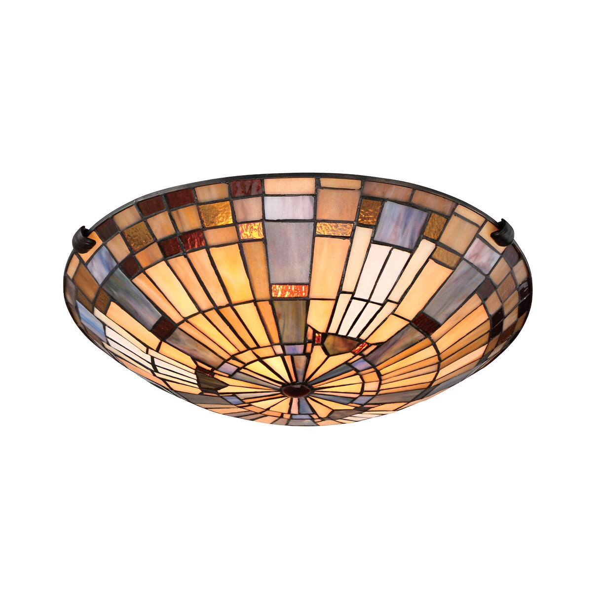 Inglenook 2 Light Flush- Vintage Bronze