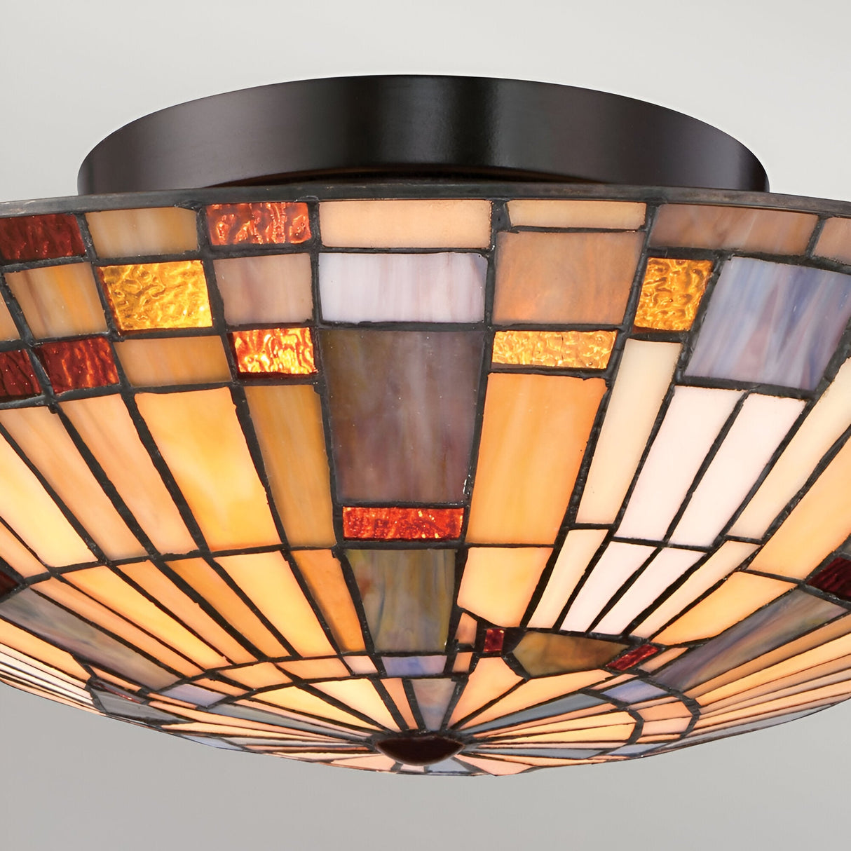 Inglenook 2 Light Flush- Vintage Bronze