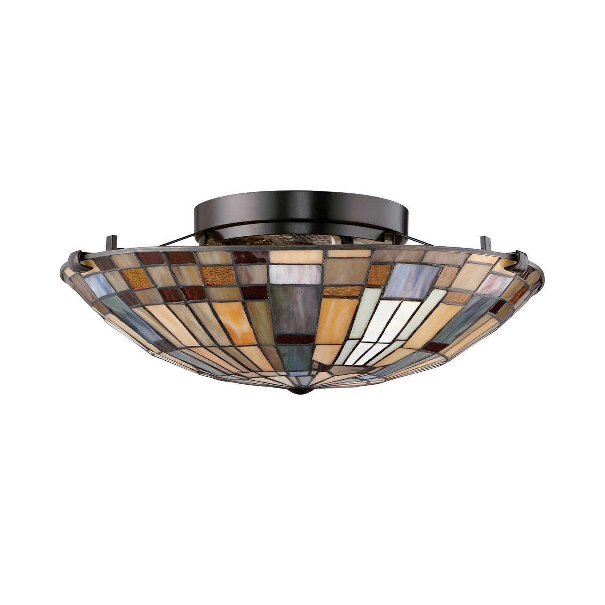 Inglenook 2 Light Flush- Vintage Bronze