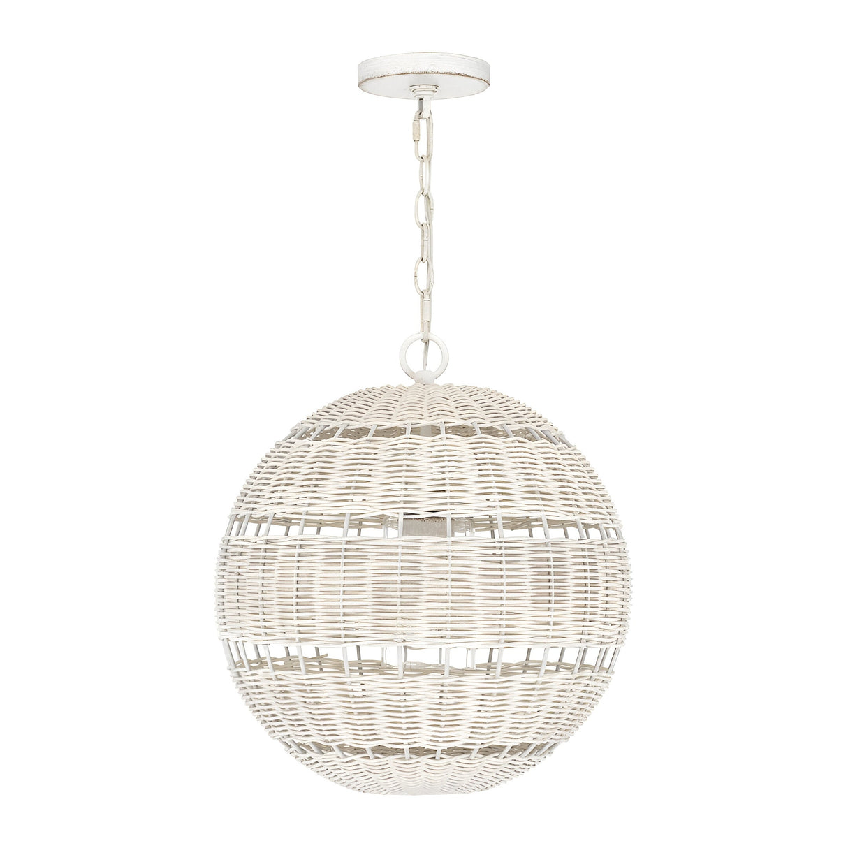 Lindendale 1 Light Outdoor Pendant - Antique White