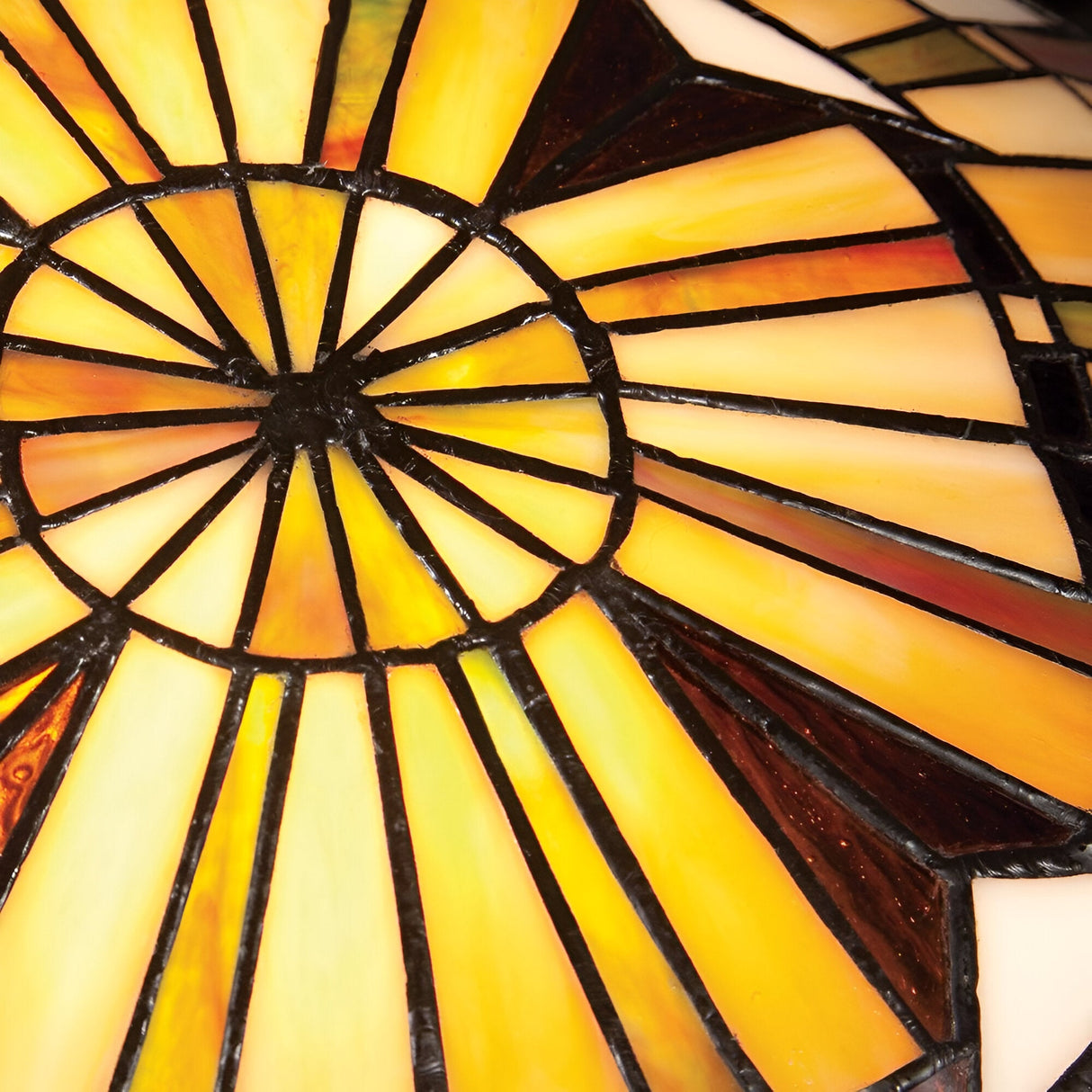 Reed 2 Light Tiffany Style Flush - Vintage Bronze