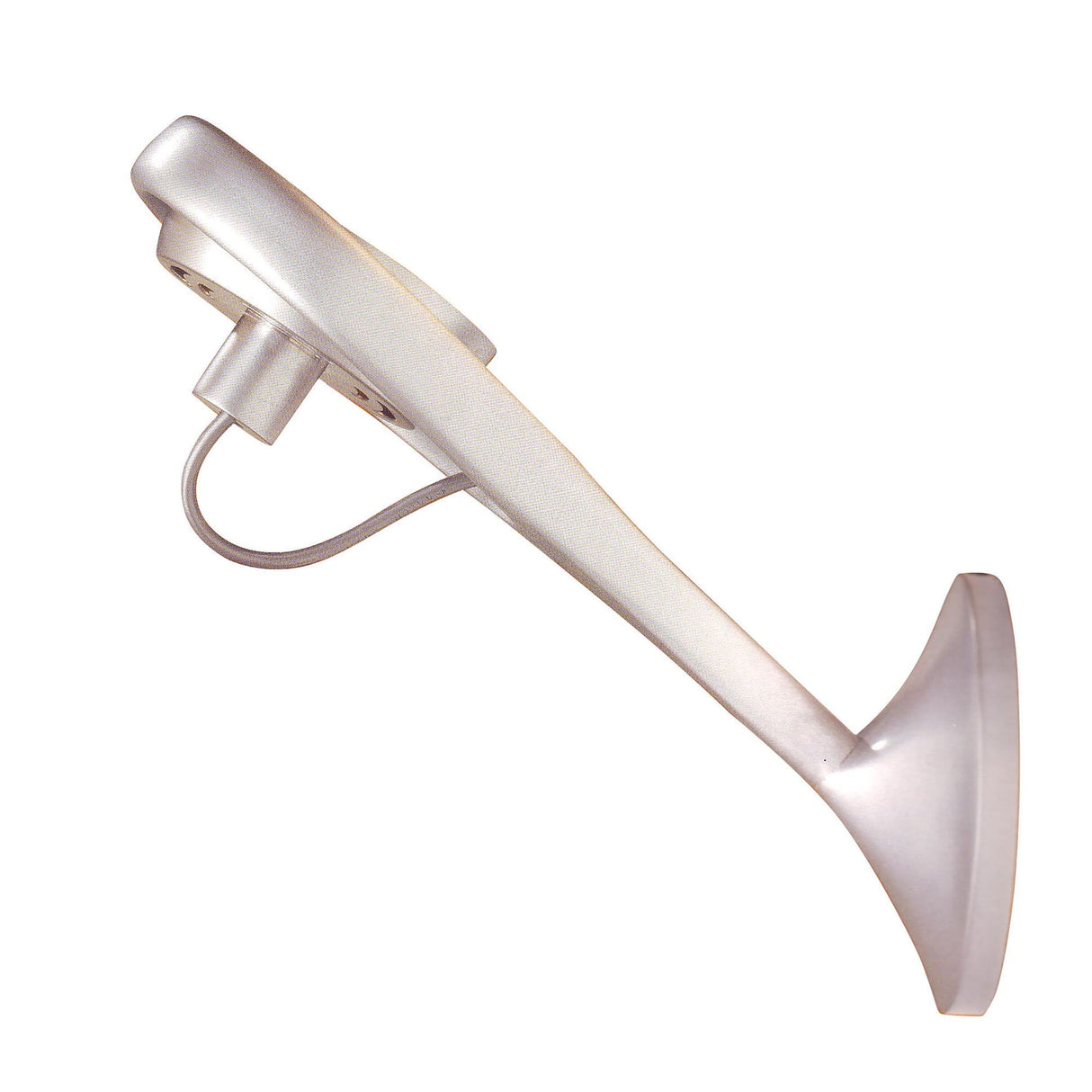 Rak 1 Light Wall/Reading Light With Switch - Silver Grey