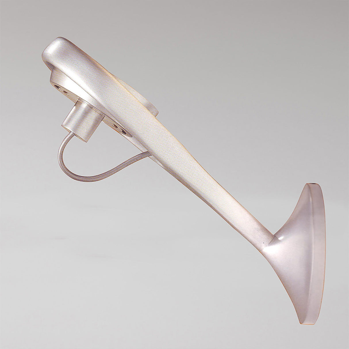 Rak 1 Light Wall/Reading Light With Switch - Silver Grey