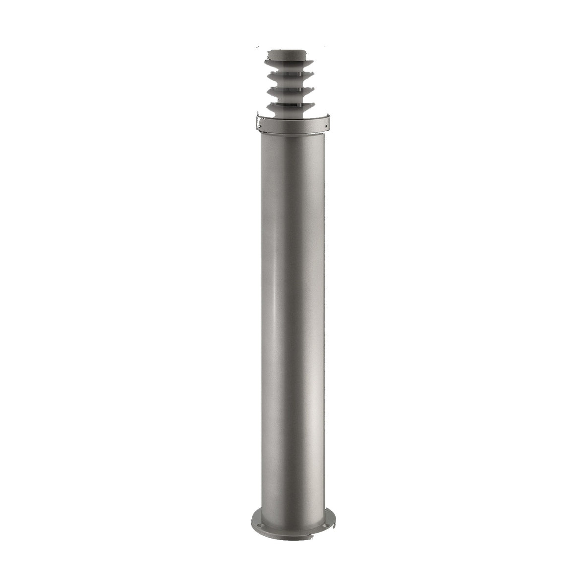 Reveal Louvred Cast Aluminium Outdoor Louvred Bollard Light - 92cm