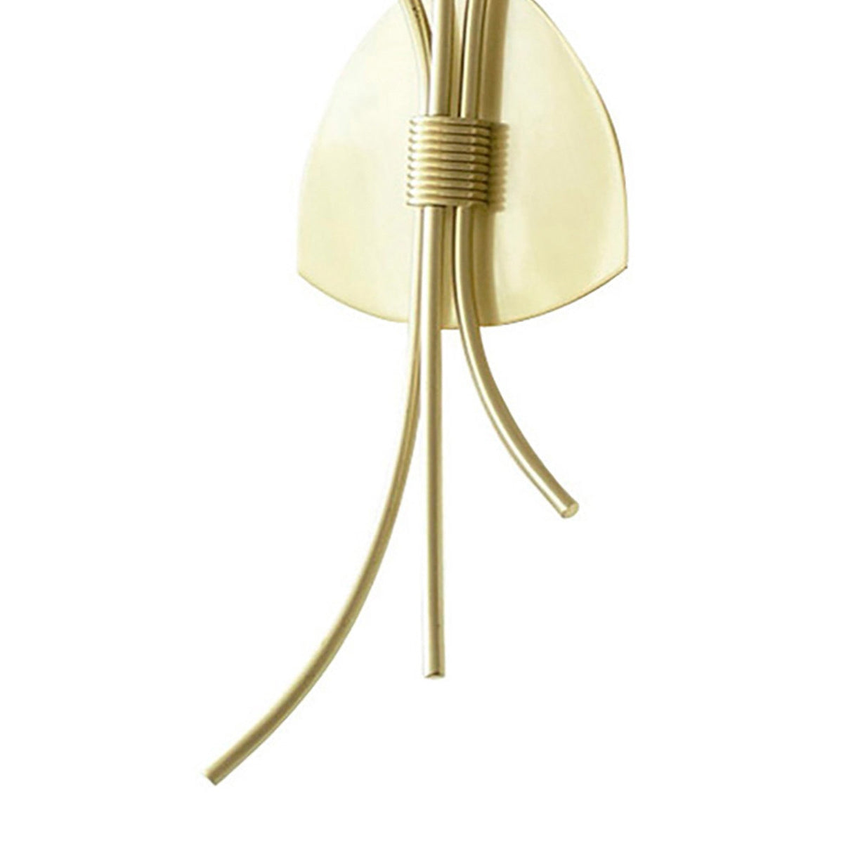 Rimini 3 Light Opal Glass Wall Light - Brass