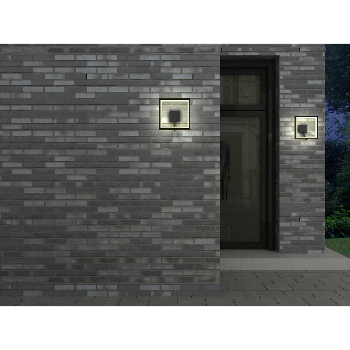 Rodas Outdoor LED Wall Light 9.5W 3000K - Anthracite