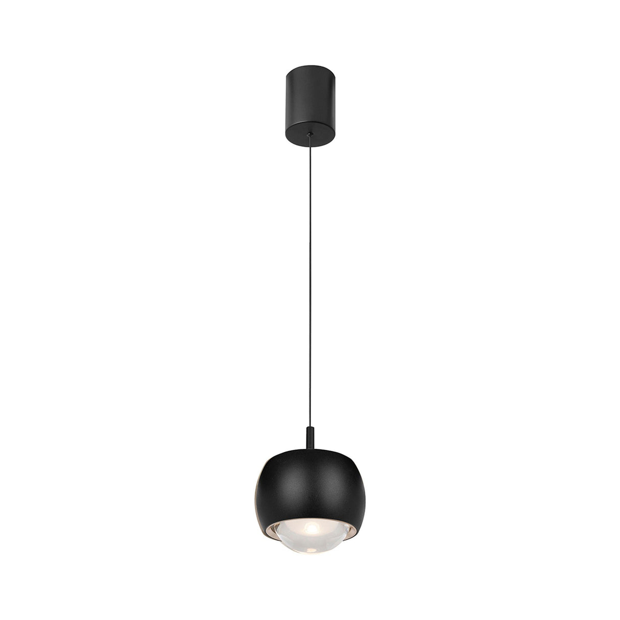 Roller 7.7cm LED Pendant Light 12W 3000K - Black
