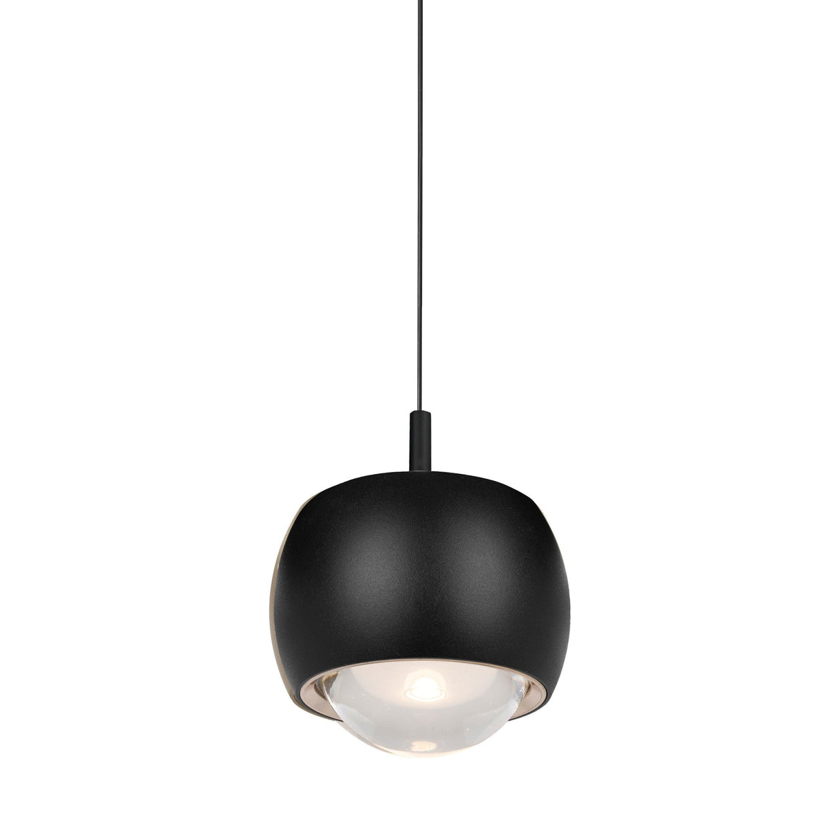 Roller 7.7cm LED Pendant Light 12W 3000K - Black