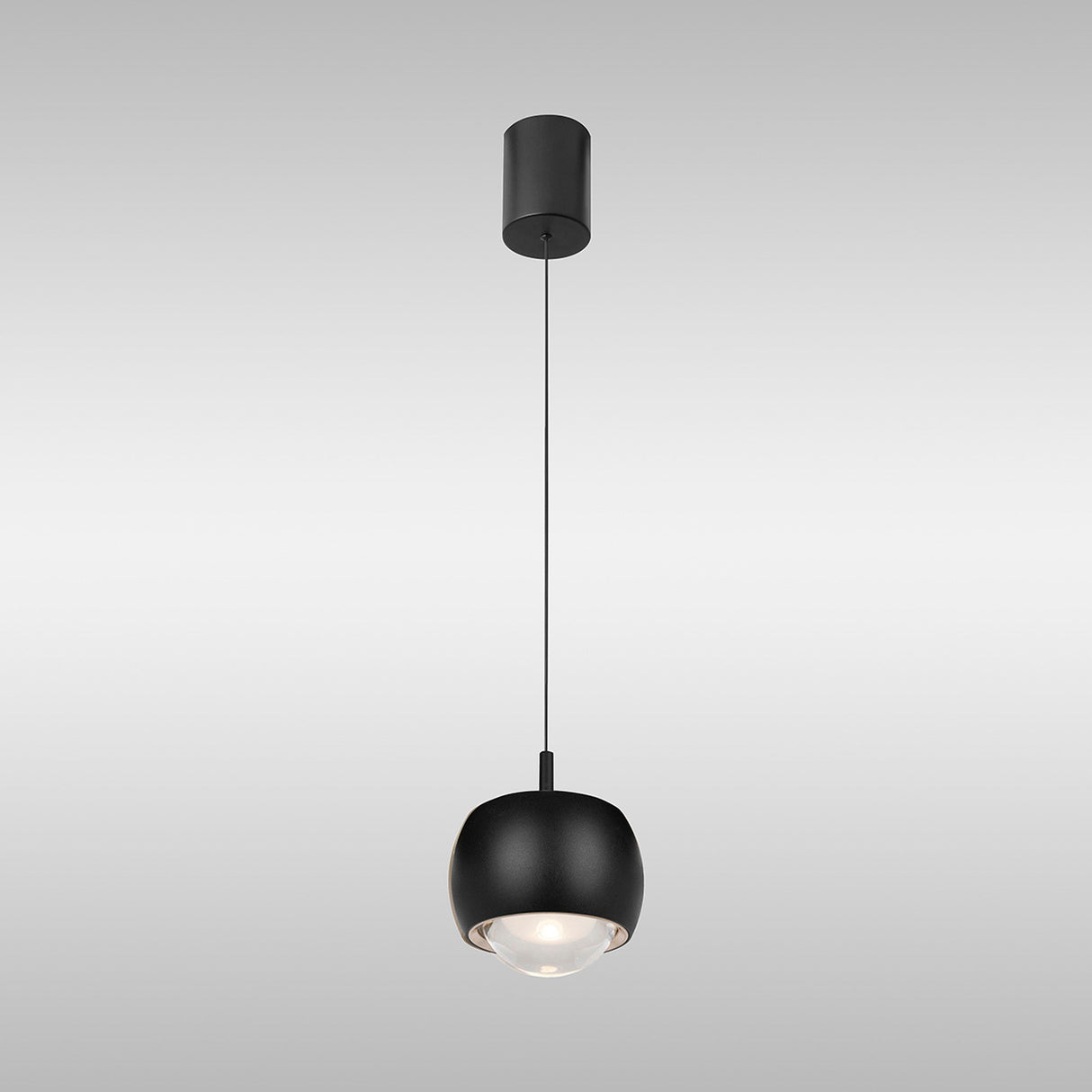 Roller 7.7cm LED Pendant Light 12W 3000K - Black