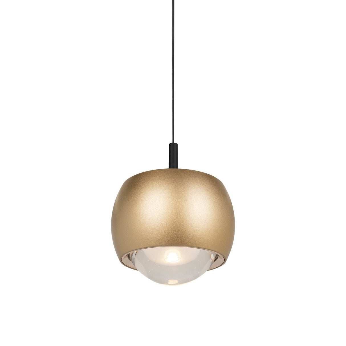Roller 7.7cm LED Pendant Light 12W 3000K - Gold & Black