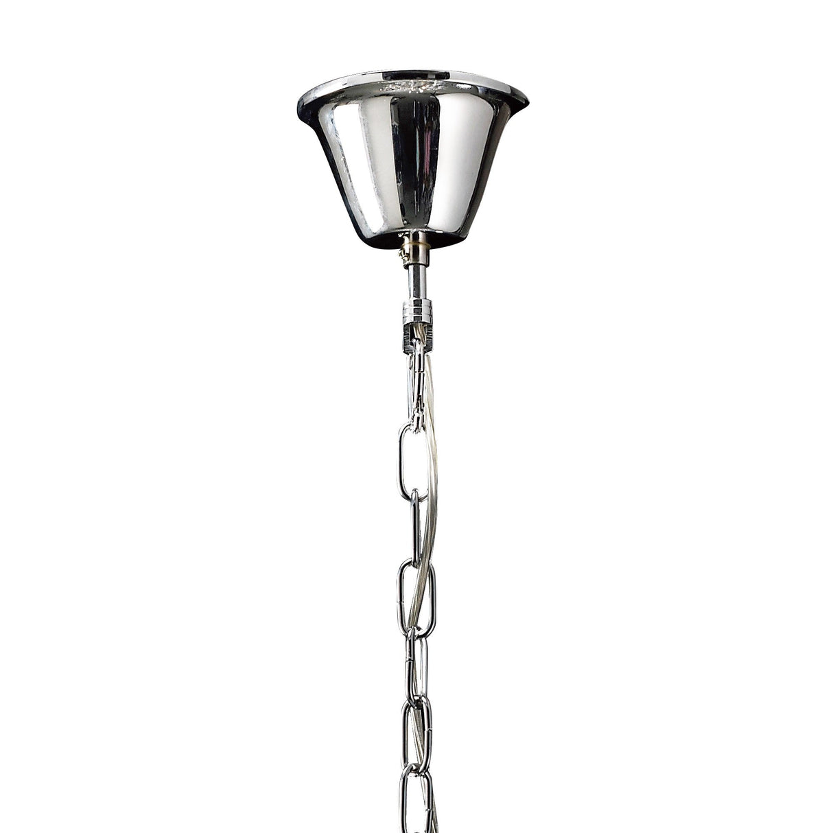 Rosina 48cm 6 Light Crystal Chandelier - Polished Chrome