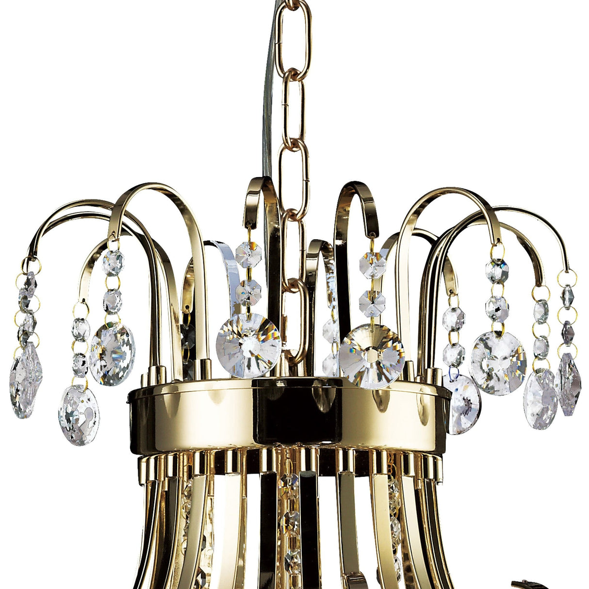 Rosina 83cm 8 Light Crystal Chandelier - French Gold