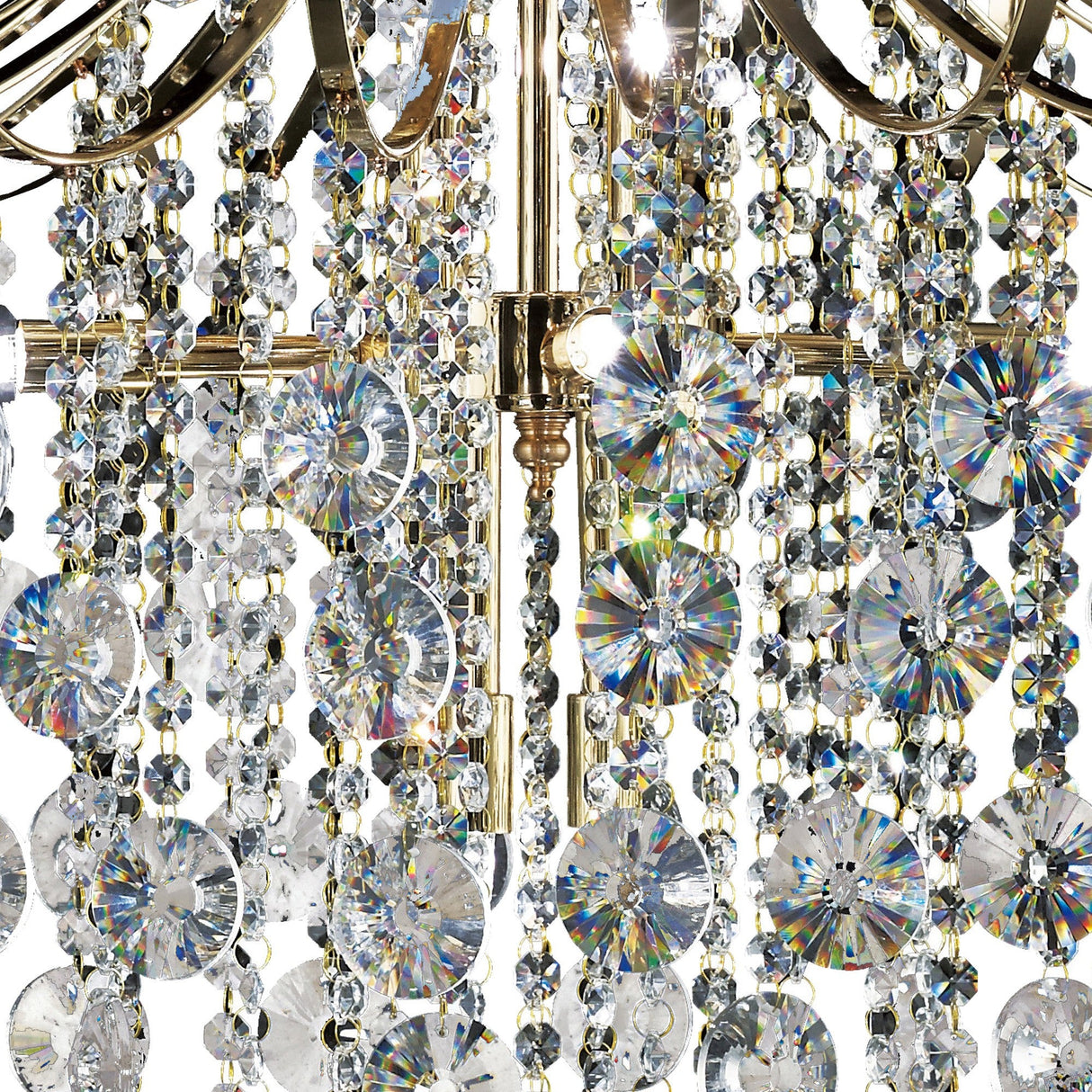 Rosina 83cm 8 Light Crystal Chandelier - French Gold