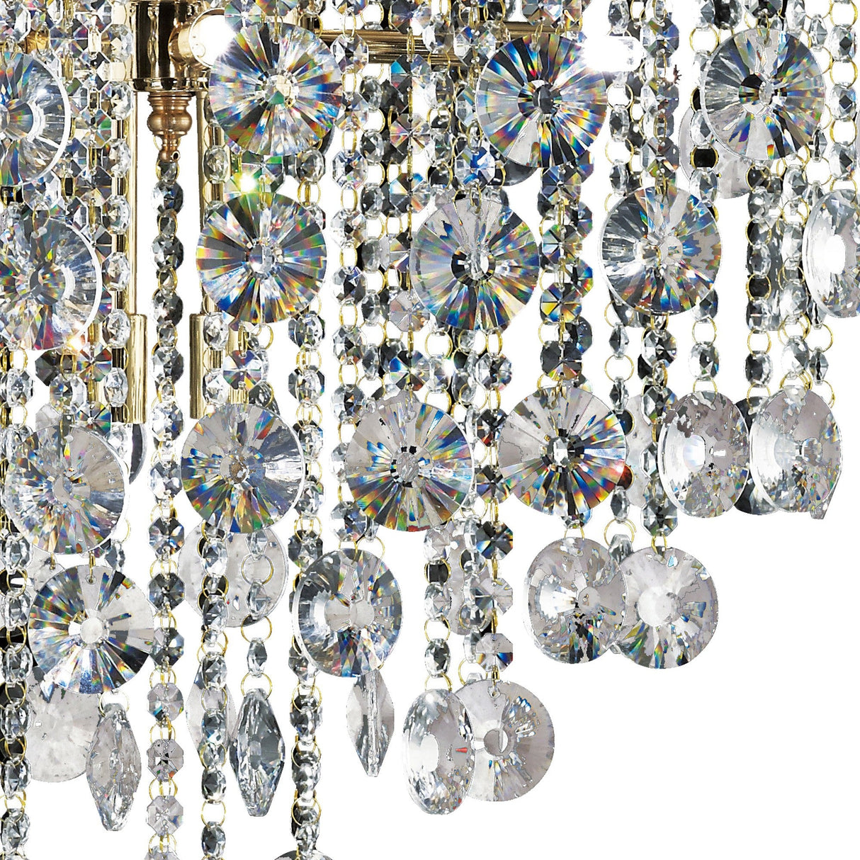 Rosina 83cm 8 Light Crystal Chandelier - French Gold