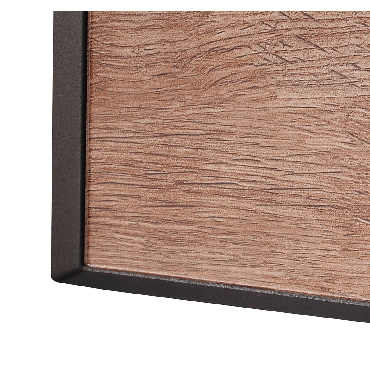 Ruka PIR Sensor Outdoor LED Wall Light - Anthracite/Brown