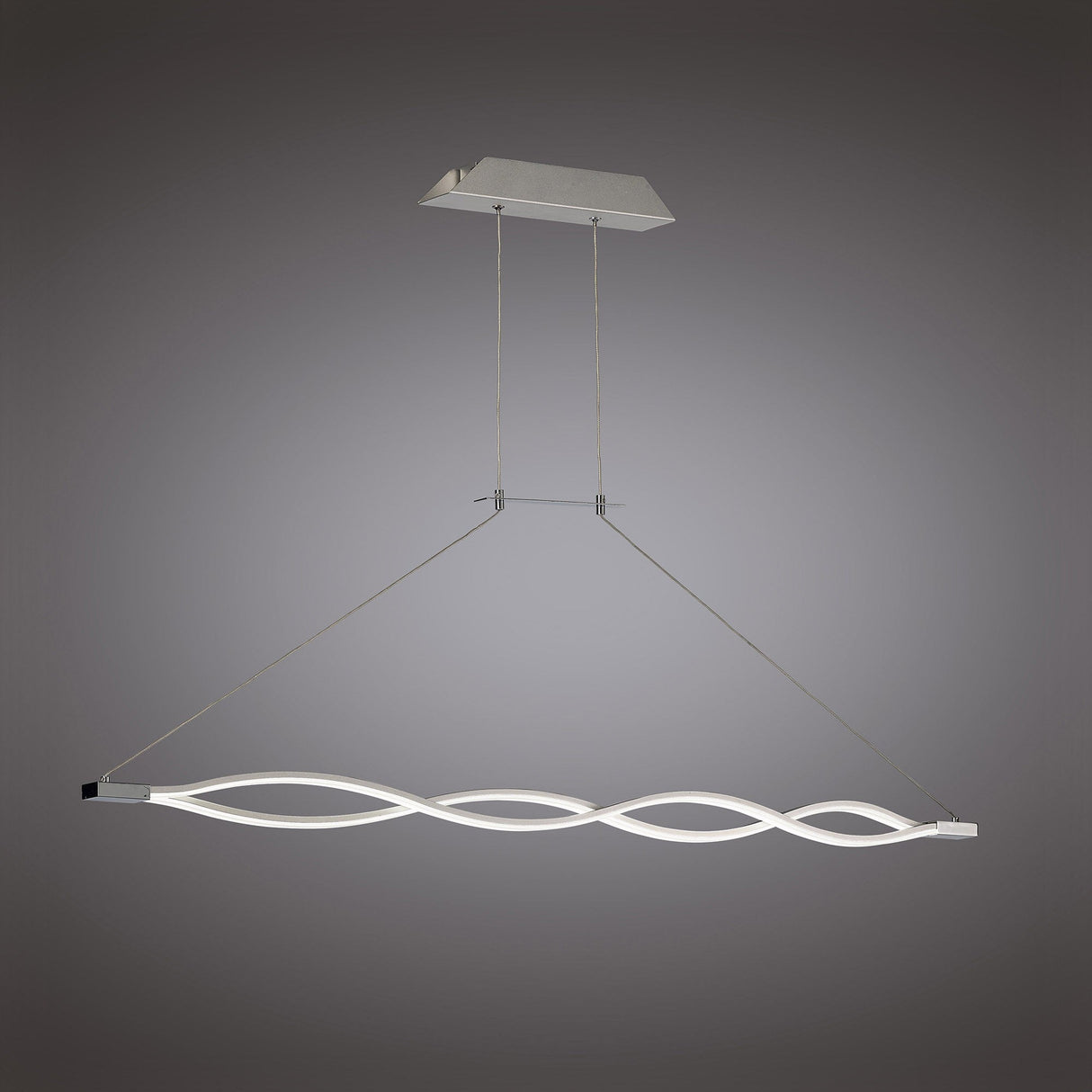 Sahara Dimmable LED Linear Suspension Light 36W 3000K - Chrome