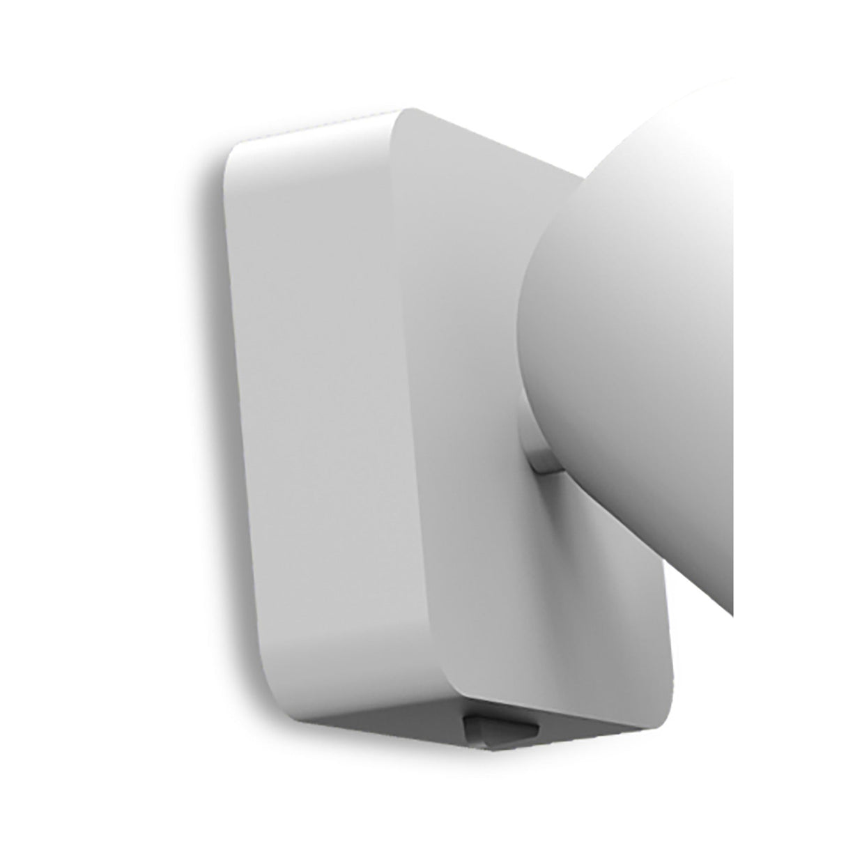 Sal 1 Light Single Spotlight With Switch - Matt White