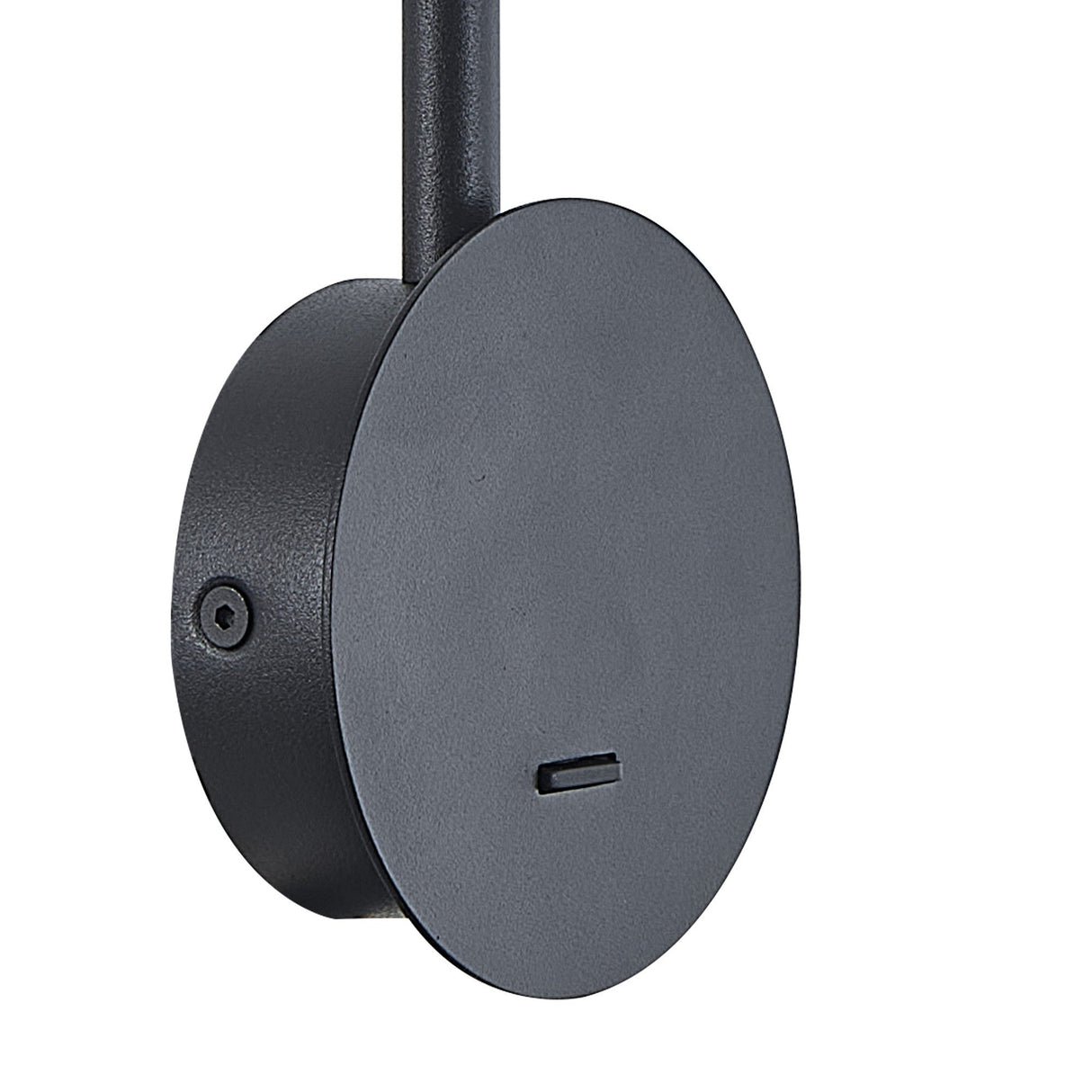 Sal 1 Light Wall Light With Switch - Matt Black