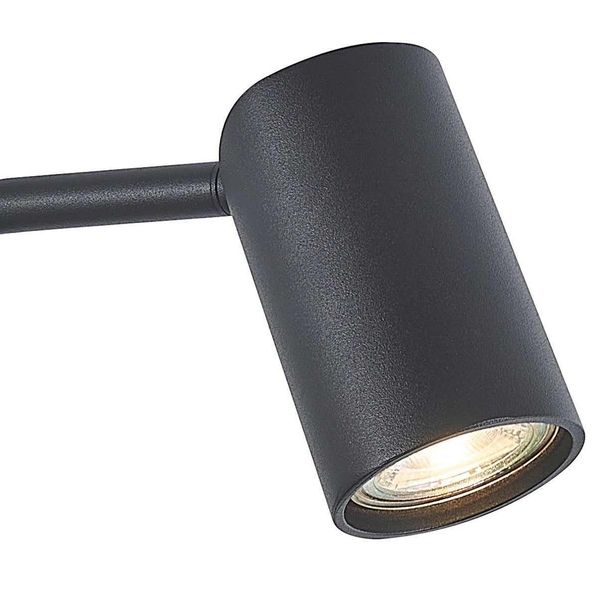 Sal 1 Light Wall Light With Switch - Matt Black