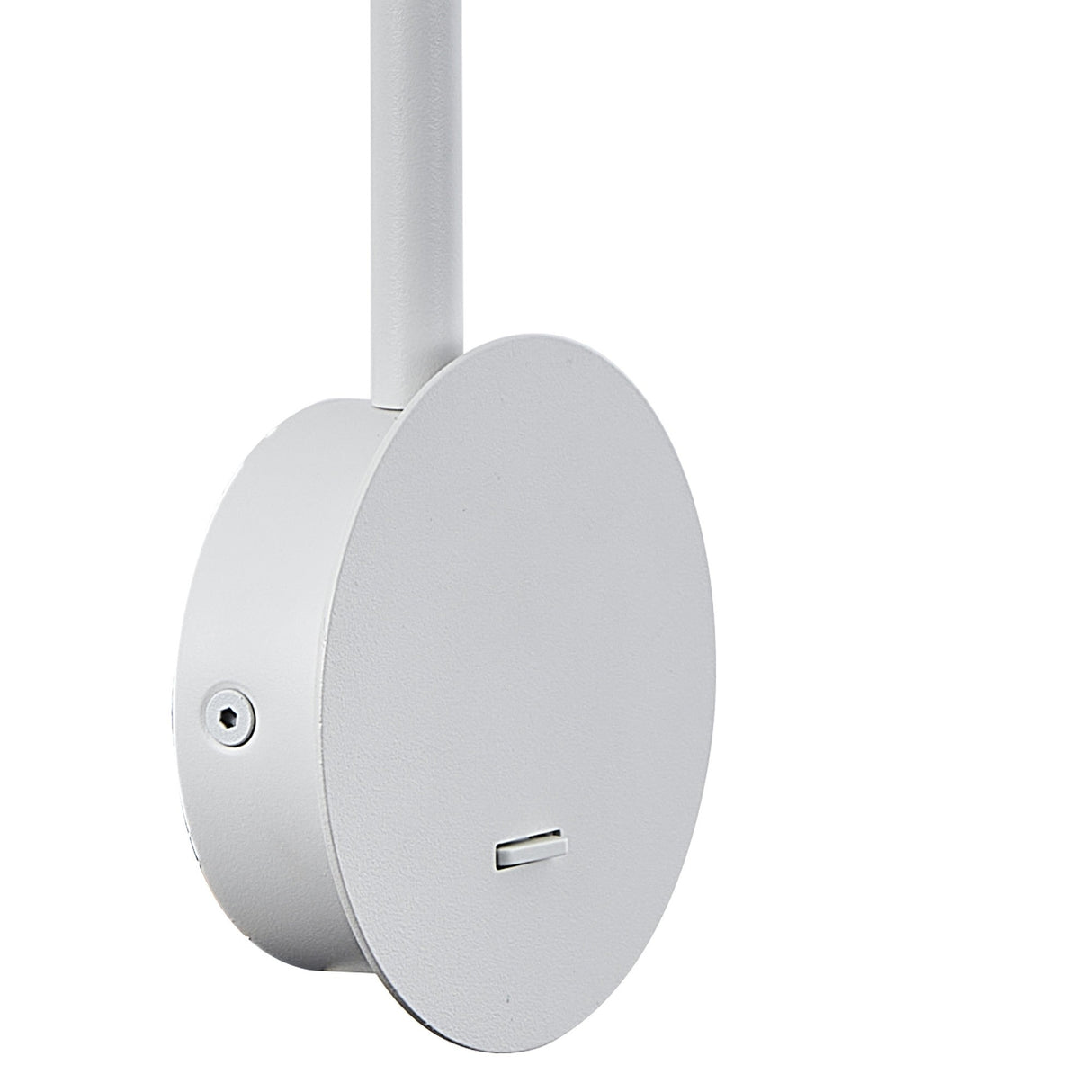 Sal 1 Light Wall Light With Switch - Matt White