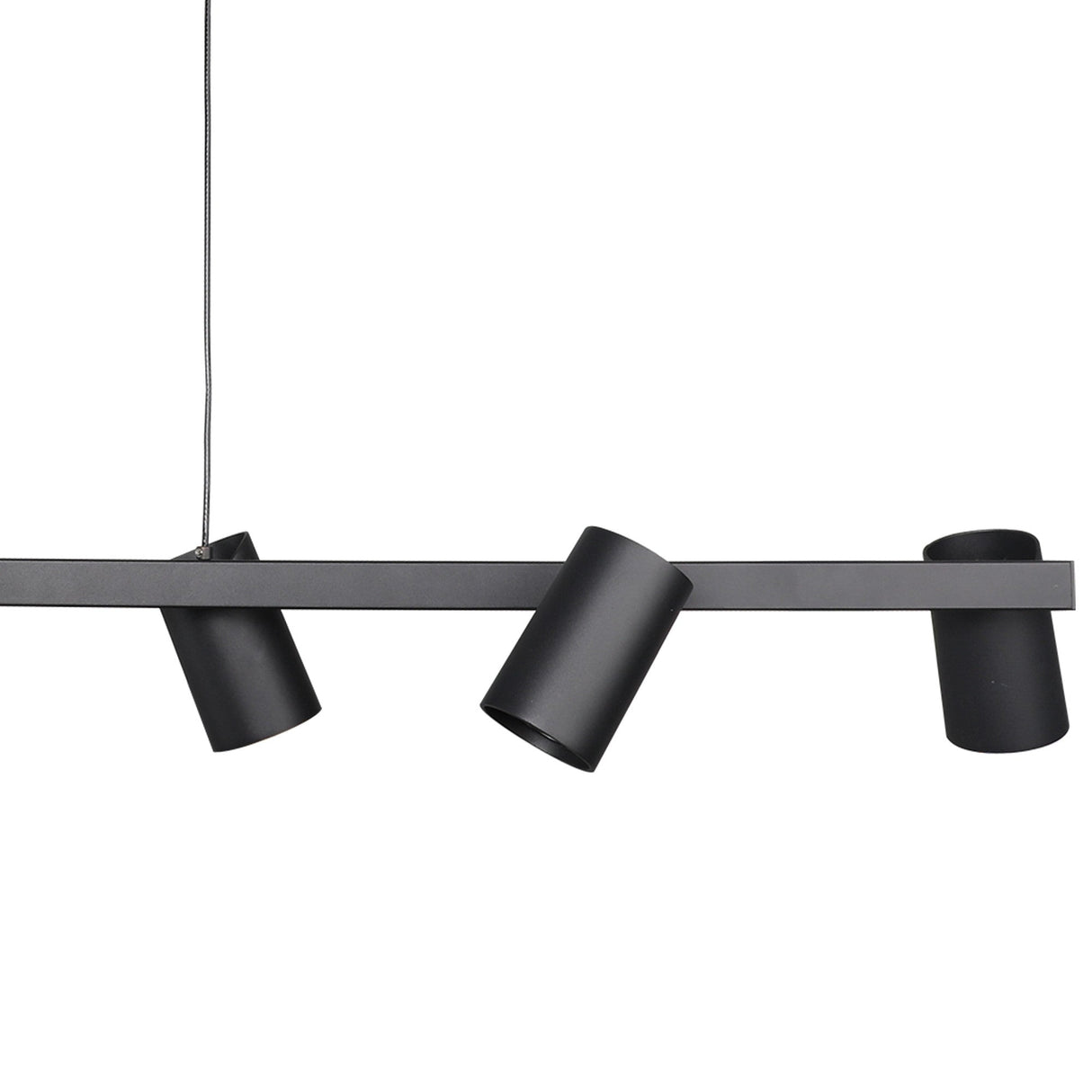 Sal 6 Light Spotlight Linear Suspension Light- Matt Black