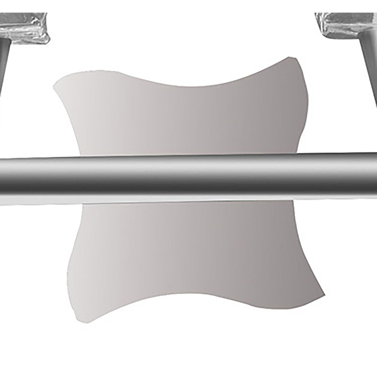 Salomon 2 Light Wall Light With Switch - Polished Chrome