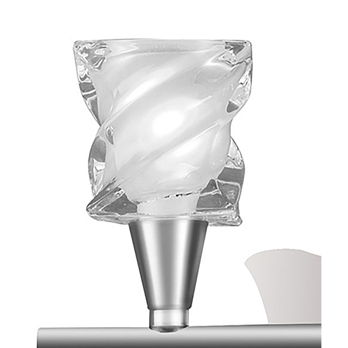 Salomon 2 Light Wall Light With Switch - Polished Chrome