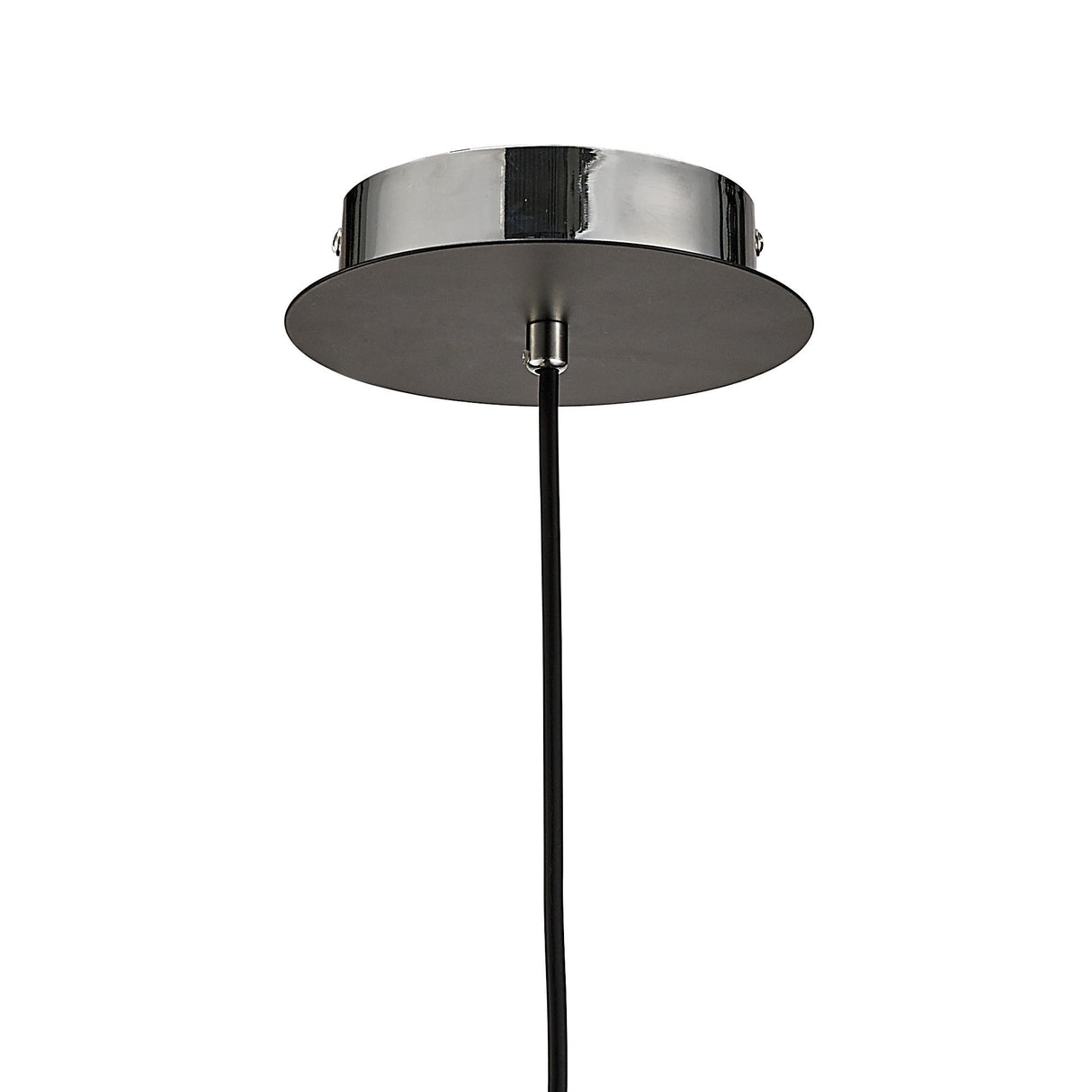Salvio 16.5cm Ceramic LED Pendant Light 3W 4200K - Chrome & Black