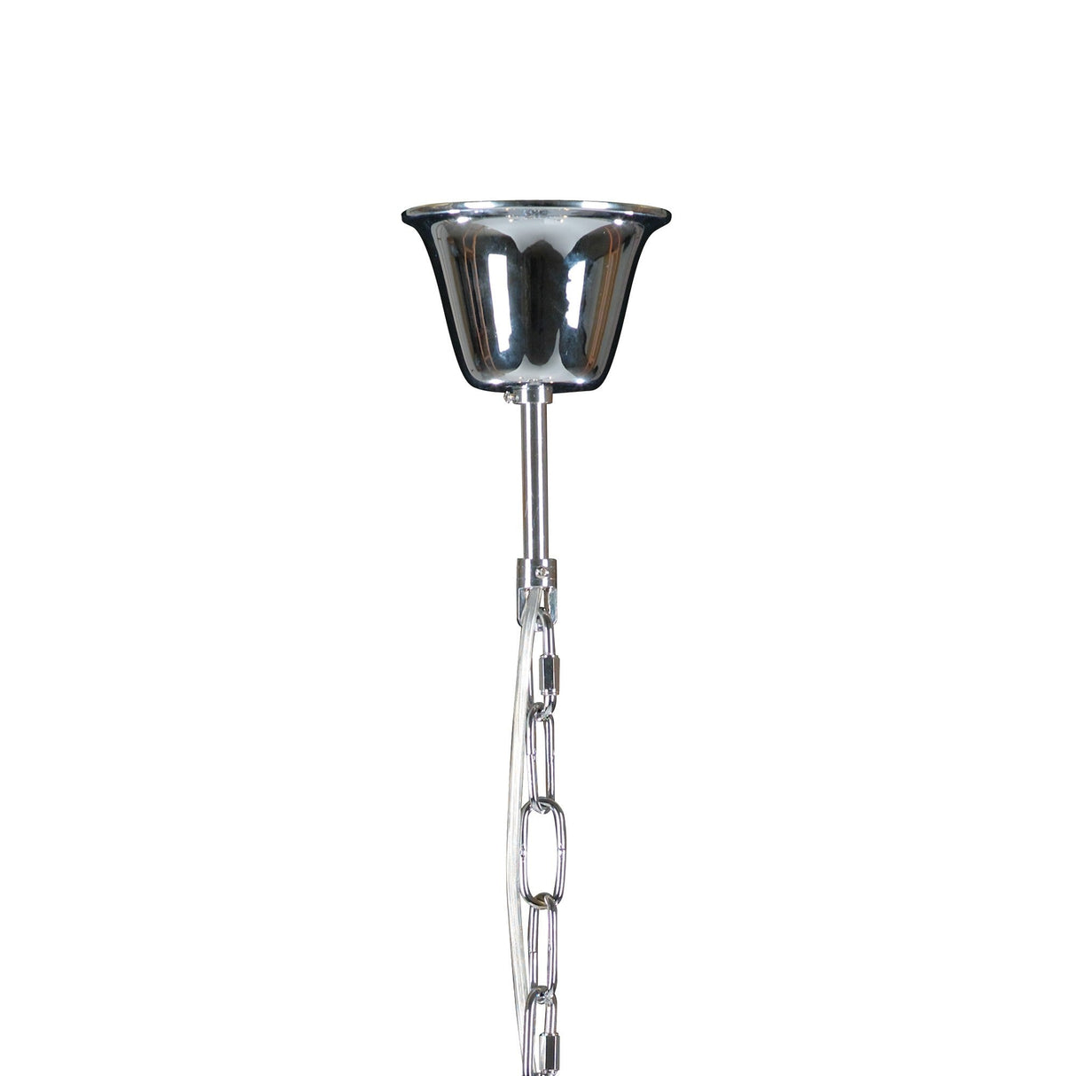 Santo 52cm 4 Light Crystal Chandelier - Polished Chrome
