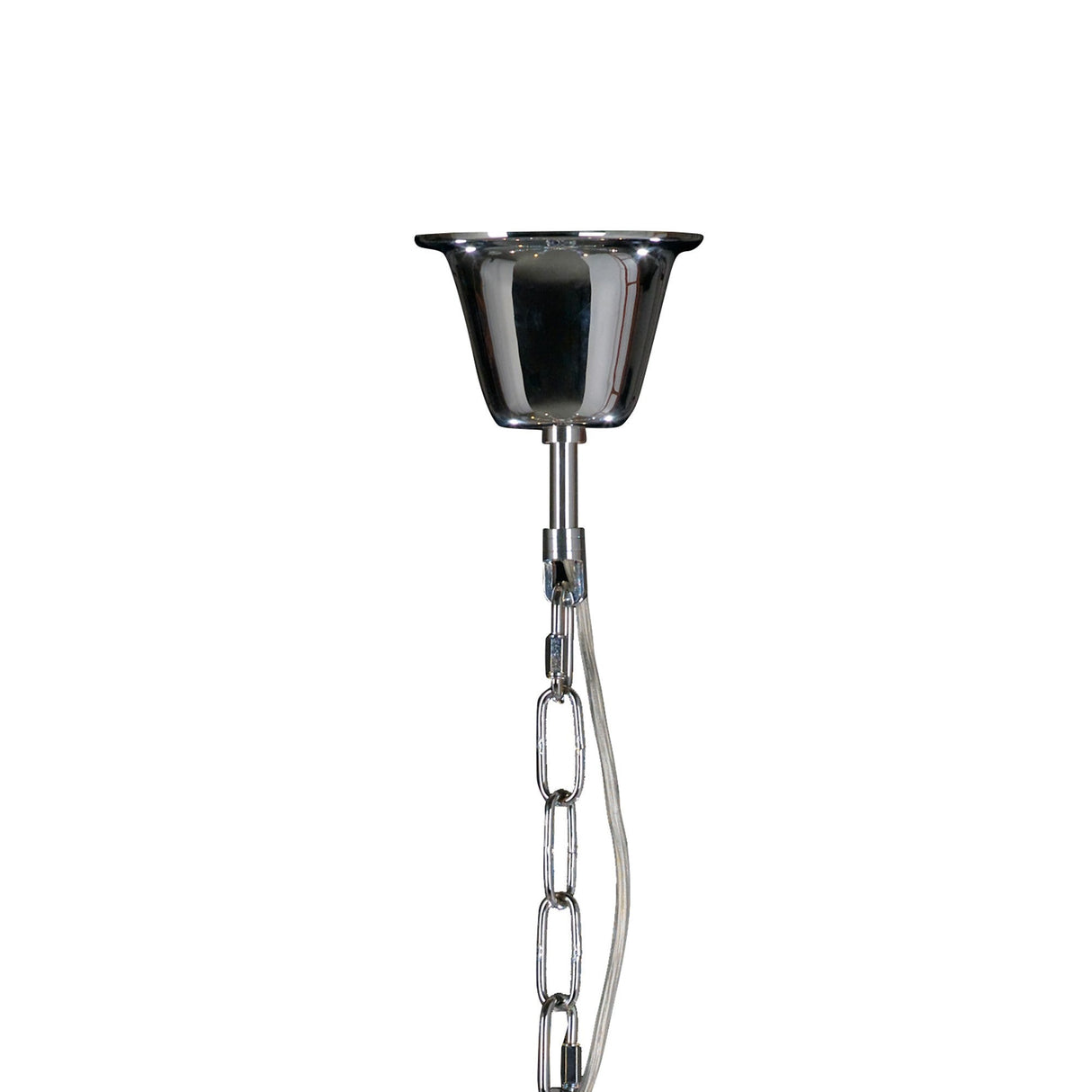 Santo 66cm 6 Light Crystal Chandelier - Polished Chrome