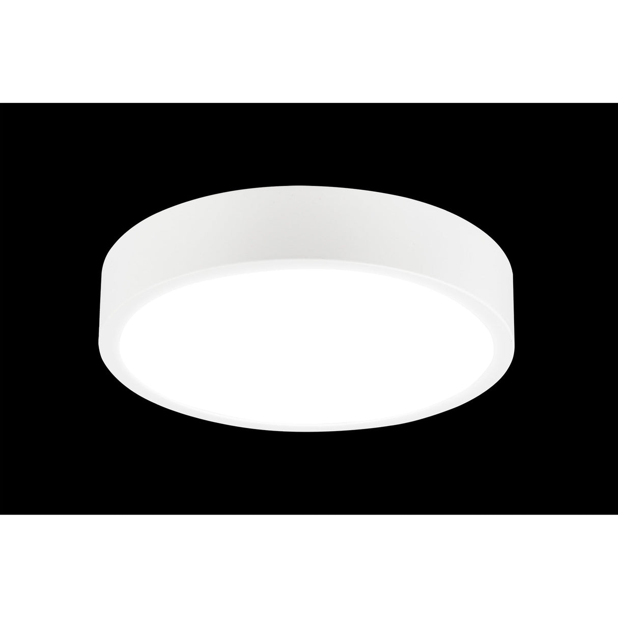 Saona Small Round LED Flush Ceiling Light 14W 4000K - White