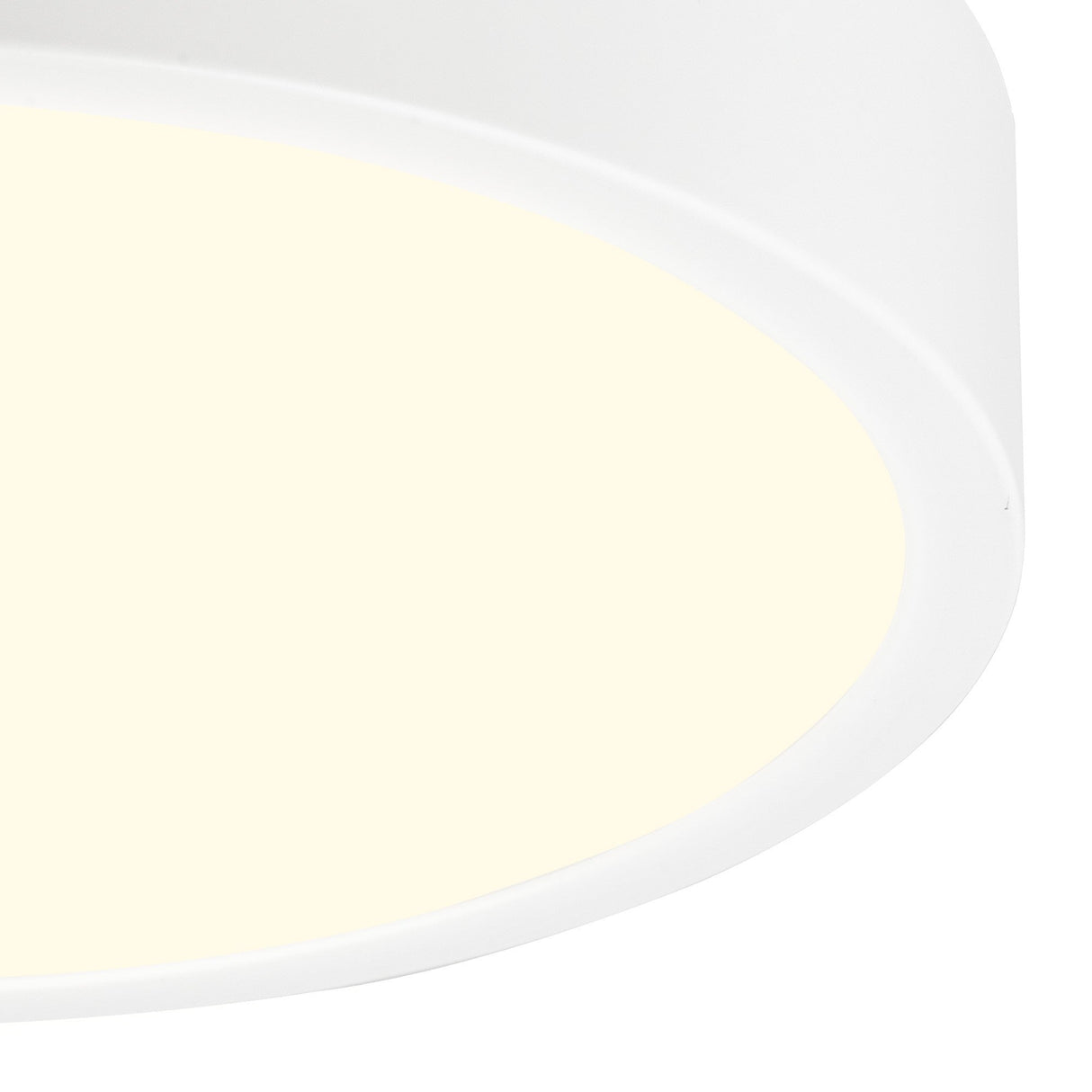 Saona Large Round LED Flush Ceiling Light 30W 3000K - White