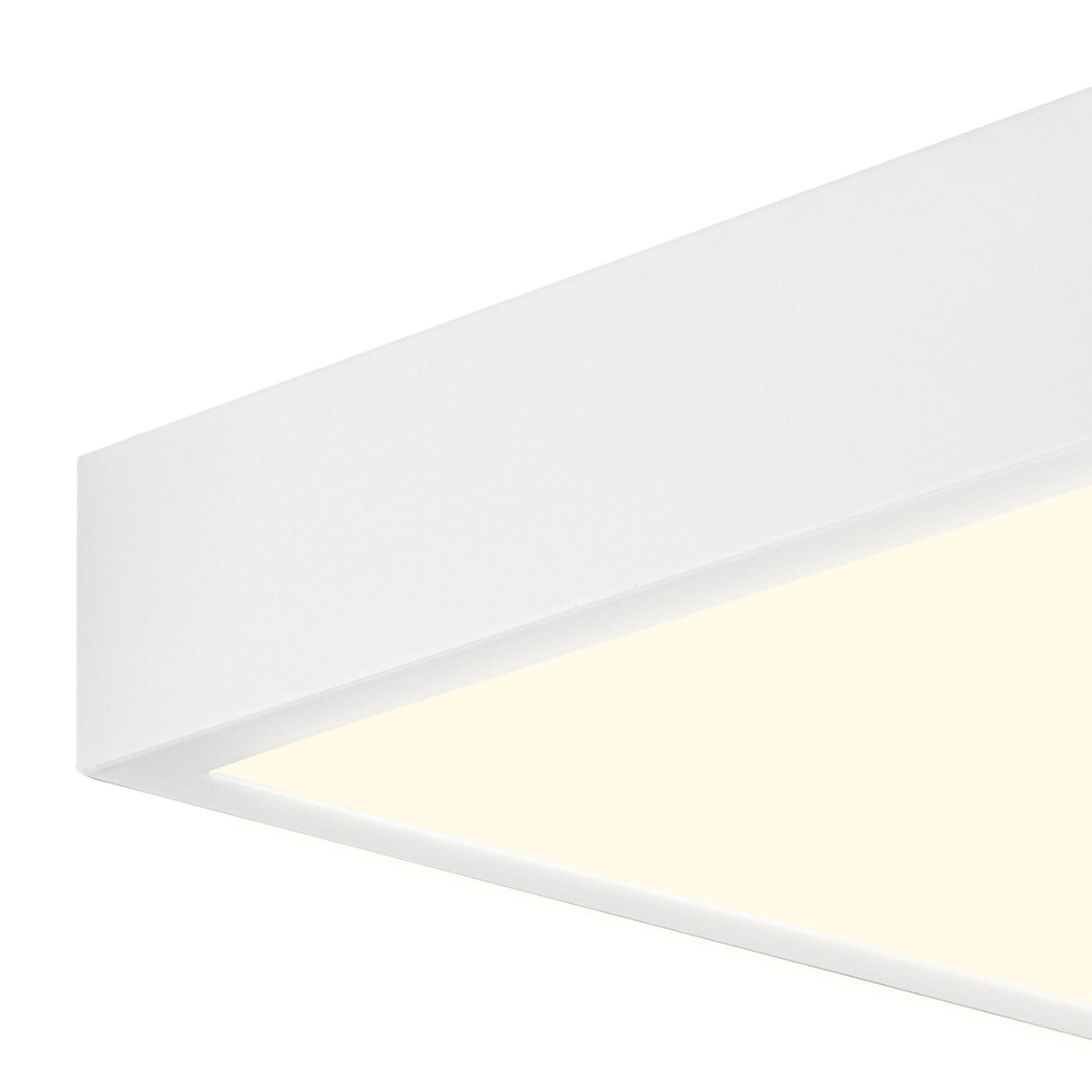 Saona Small Square LED Flush Ceiling Light 14W 3000K - White