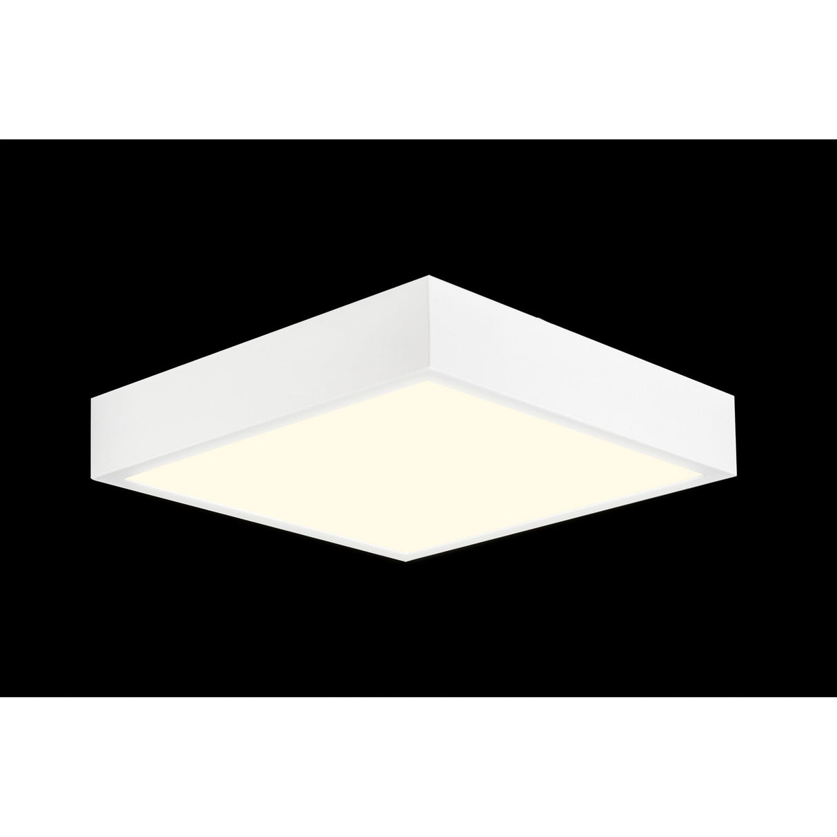Saona Small Square LED Flush Ceiling Light 14W 3000K - White