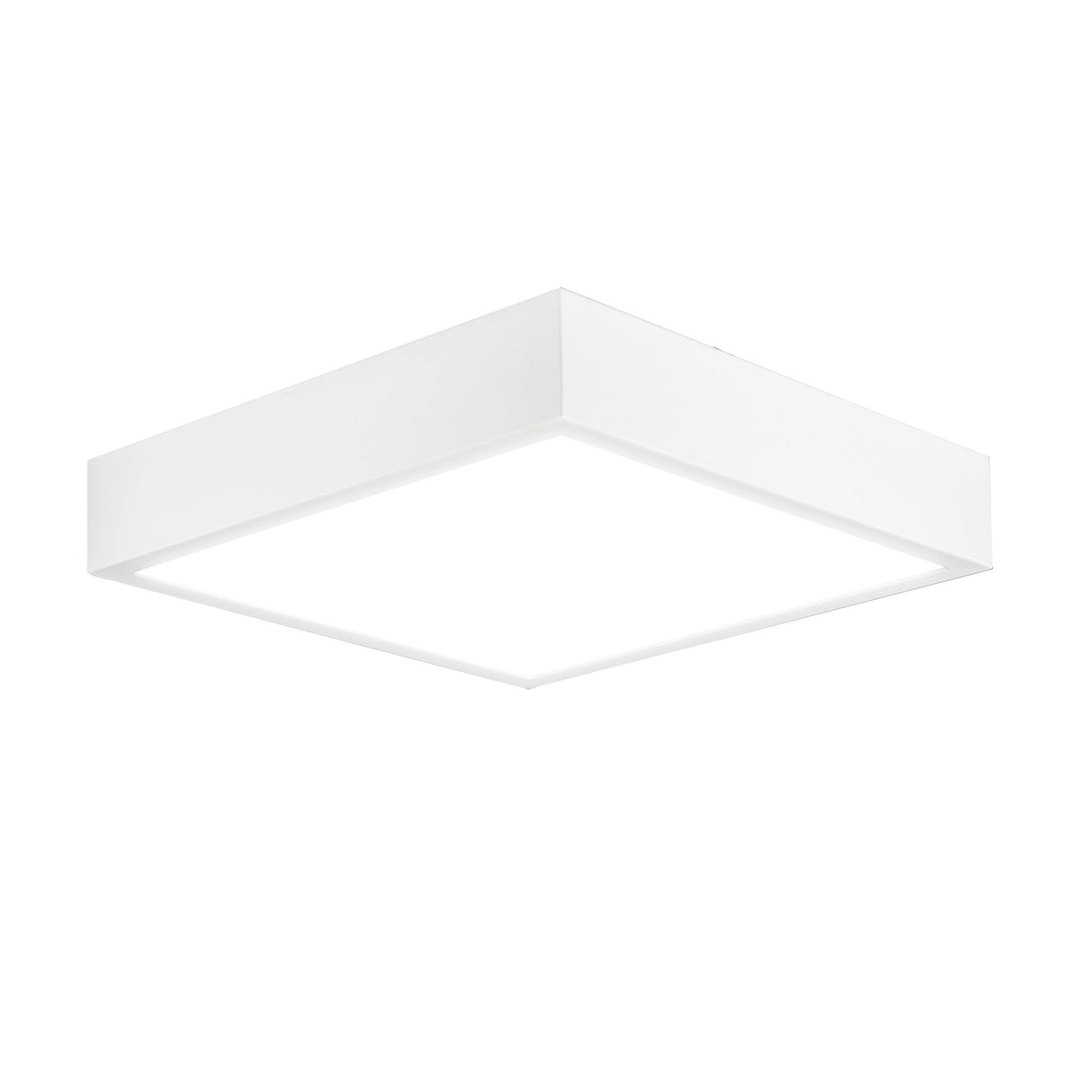 Saona Medium Square LED Flush Ceiling Light 24W 4000K - White