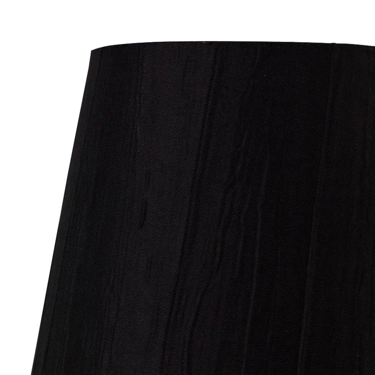 Wrinkle Clip-On Lampshade - Black, 8/13cm x 13cm