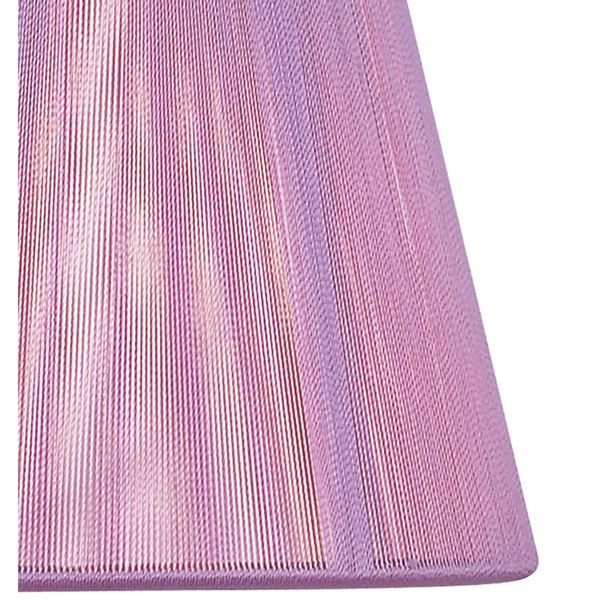 Clip-On Silk String Lampshade - Lilac Pink, 8/13cm x 11cm