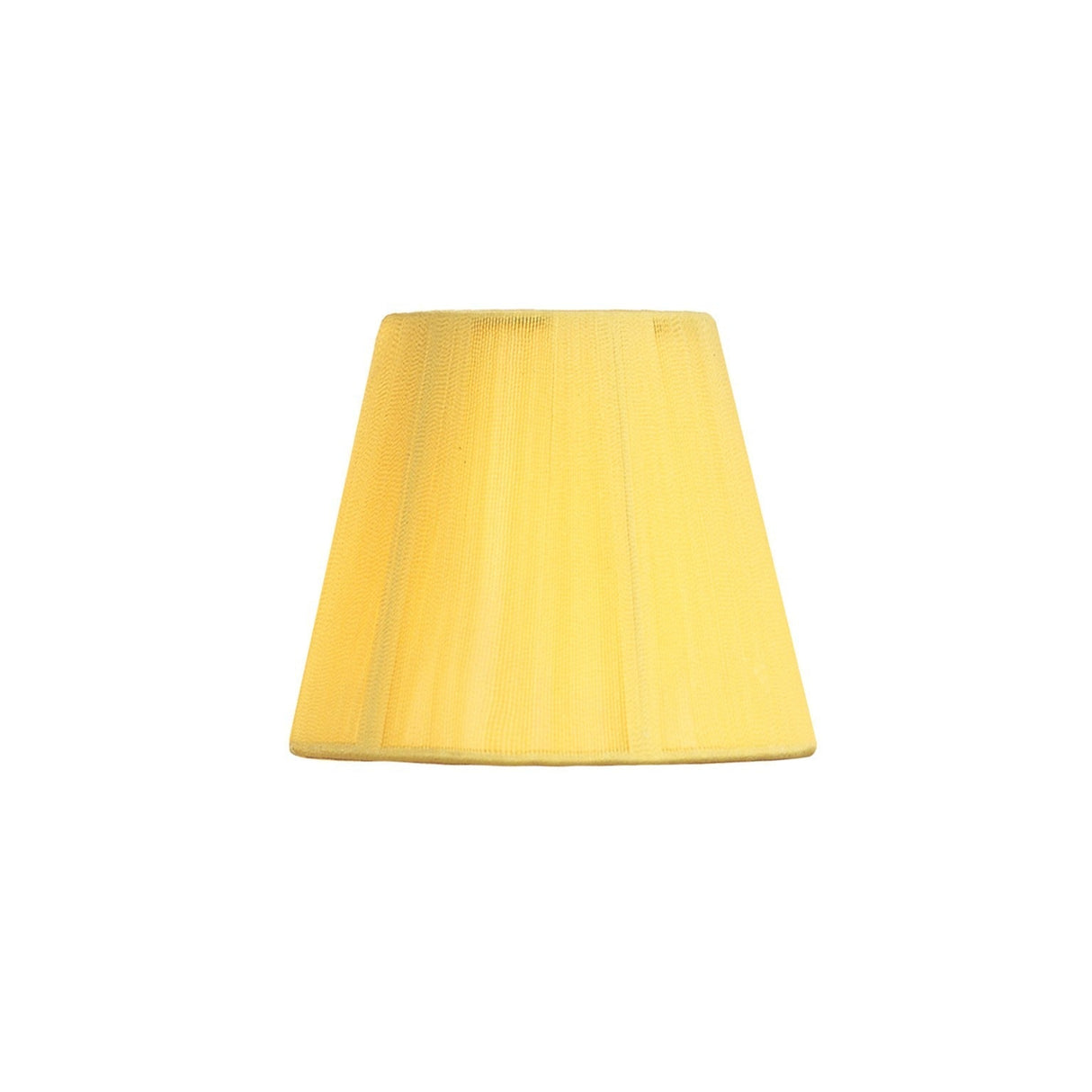 Clip-On Silk String Lampshade - Amber Cream, 8/13cm x 11cm