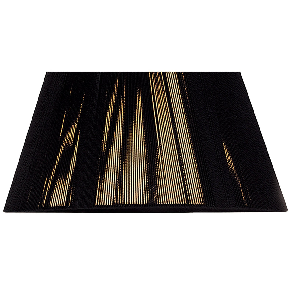 Silk String Lampshade - Black, 19/30cm x 20cm