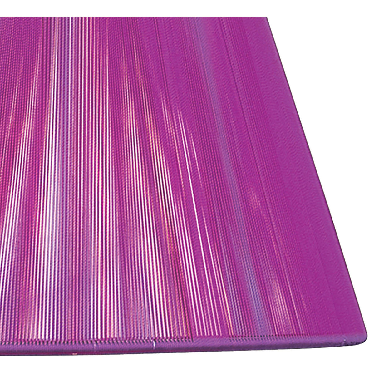 Silk String Lampshade - Purple Fuschia, 25/40cm x 25cm