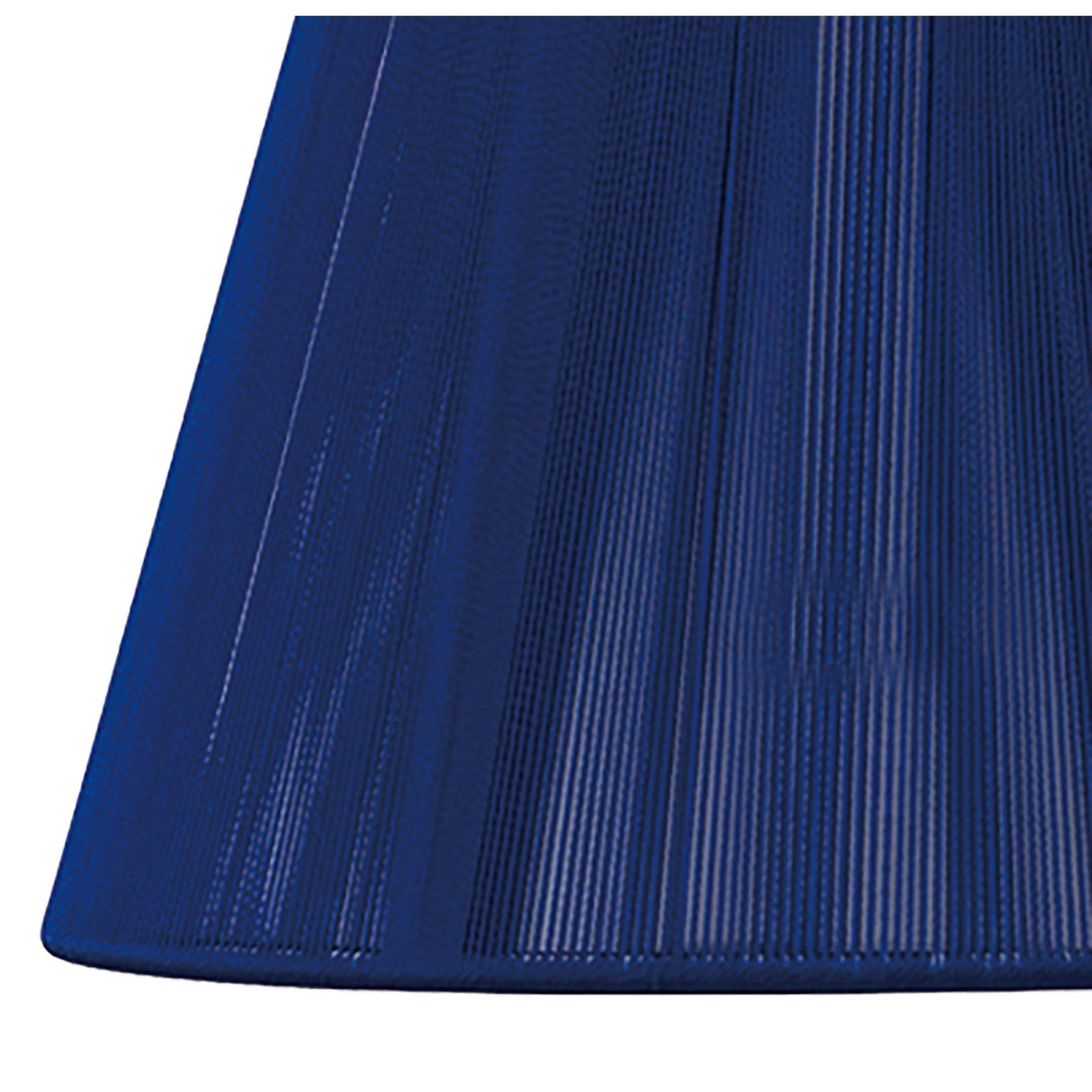 Silk String Lampshade - Midnight Blue, 19/30cm x 20cm