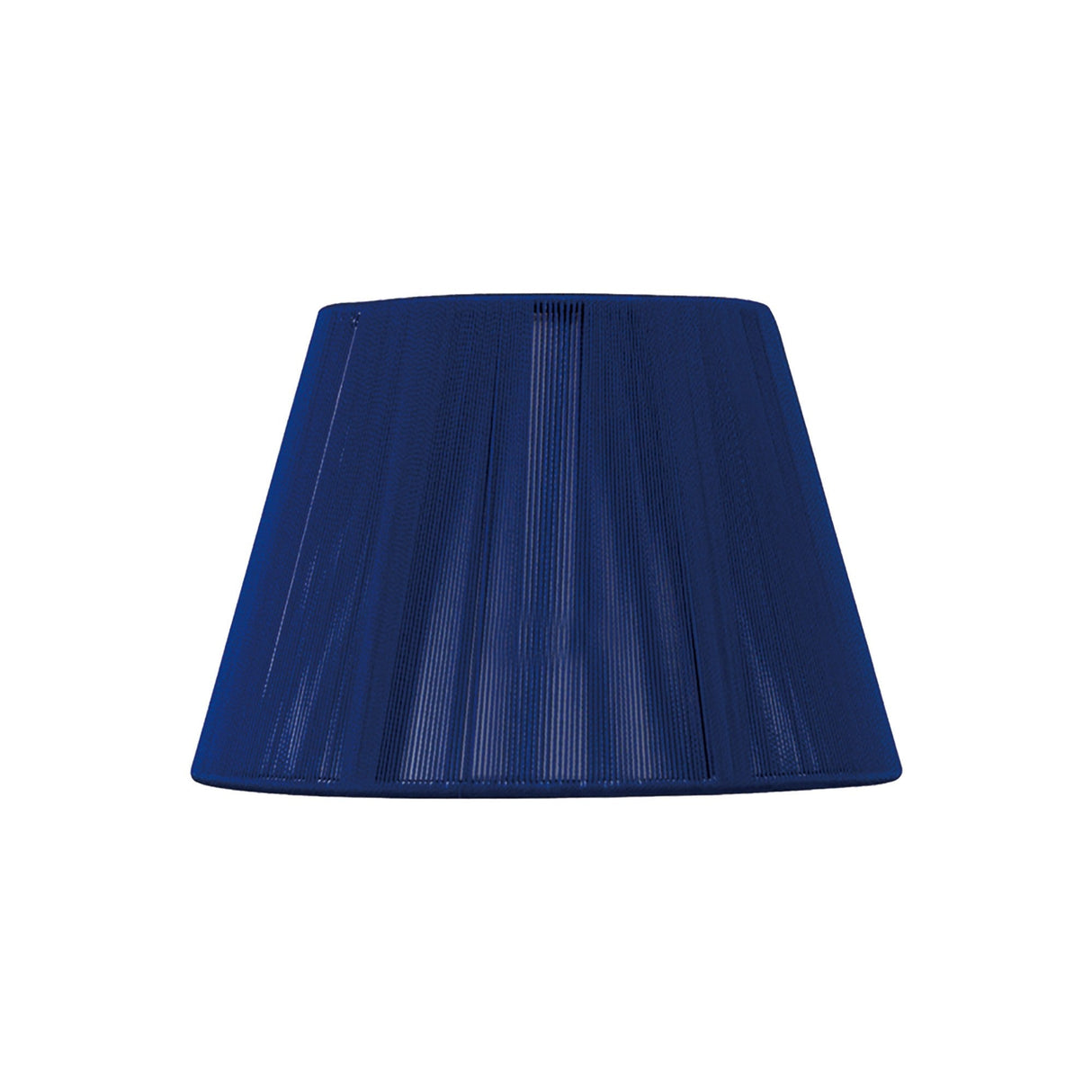 Silk String Lampshade - Midnight Blue, 19/30cm x 20cm