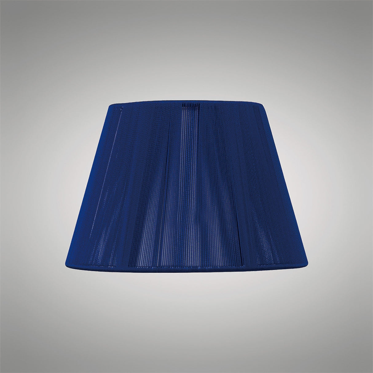 Silk String Lampshade - Midnight Blue, 19/30cm x 20cm