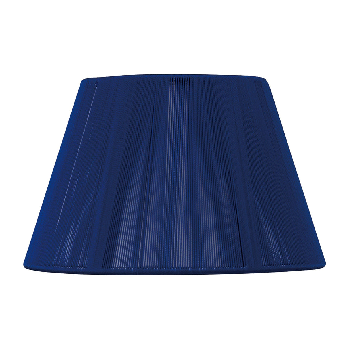 Silk String Lampshade - Midnight Blue, 25/40cm x 25cm