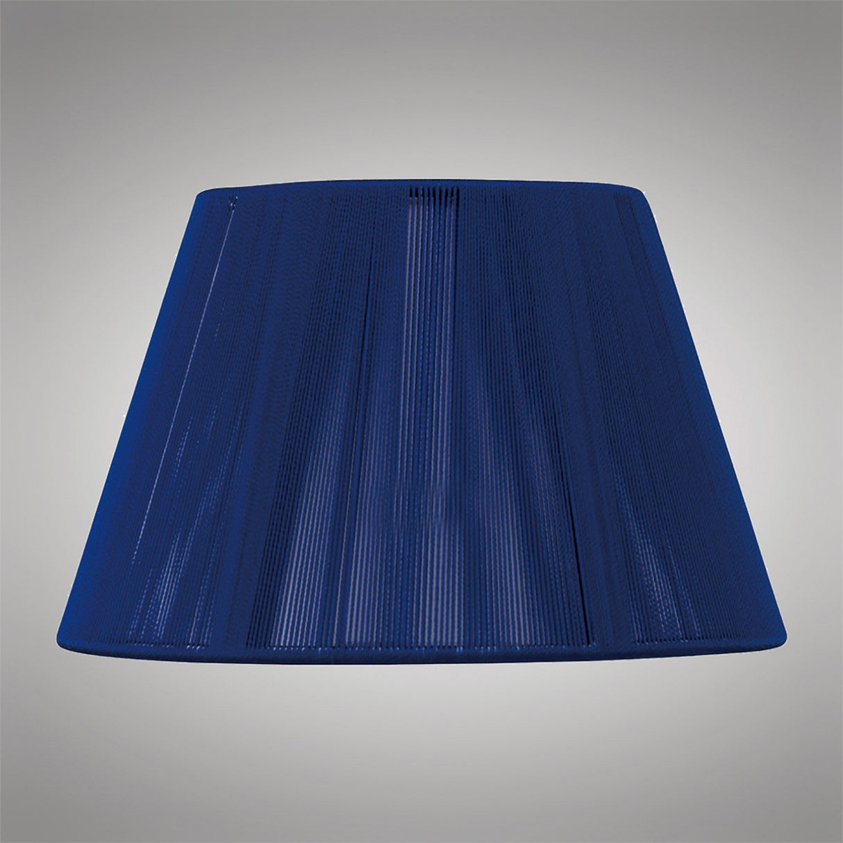 Silk String Lampshade - Midnight Blue, 25/40cm x 25cm